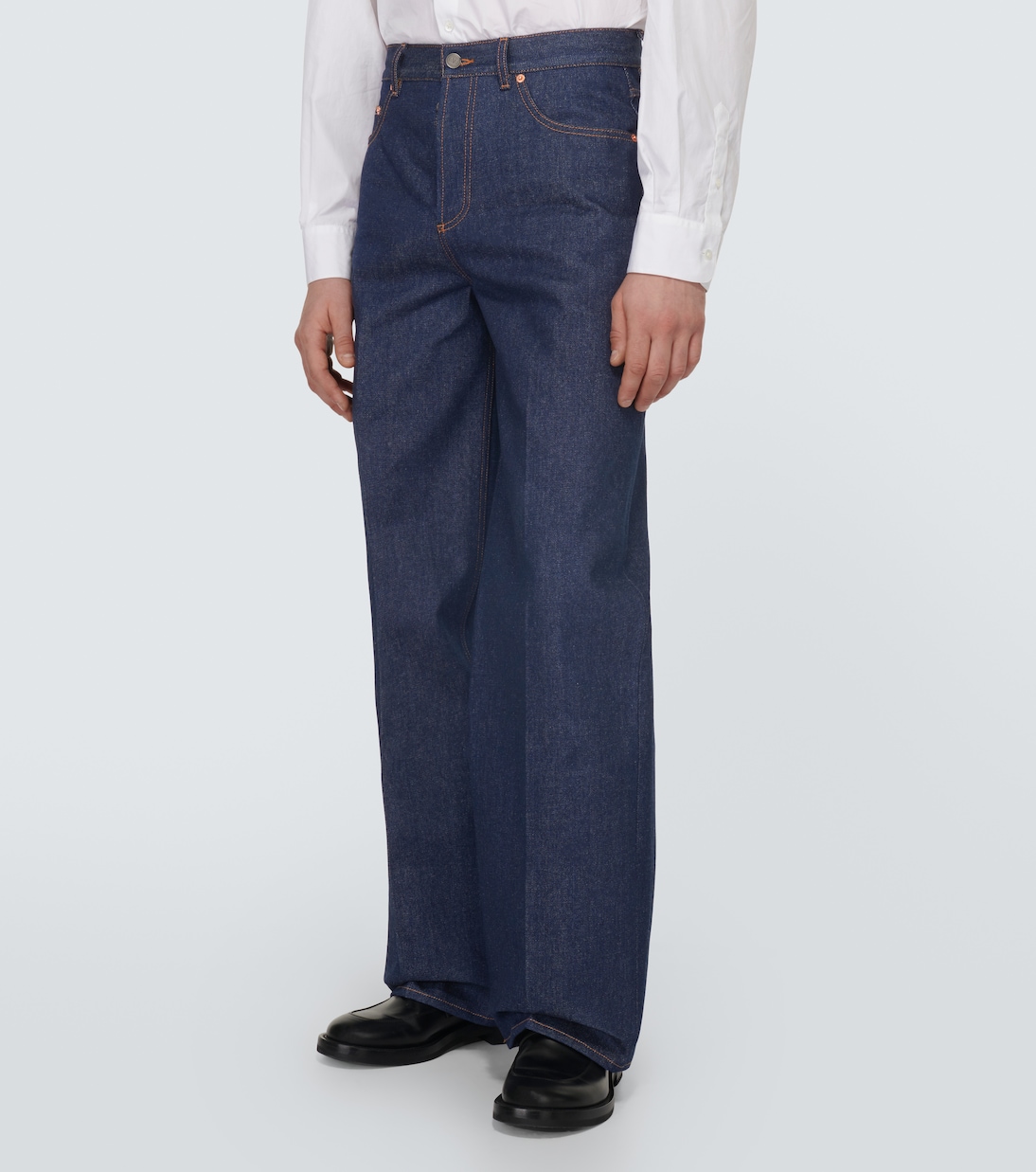 Mid-rise wide-leg jeans | Valentino