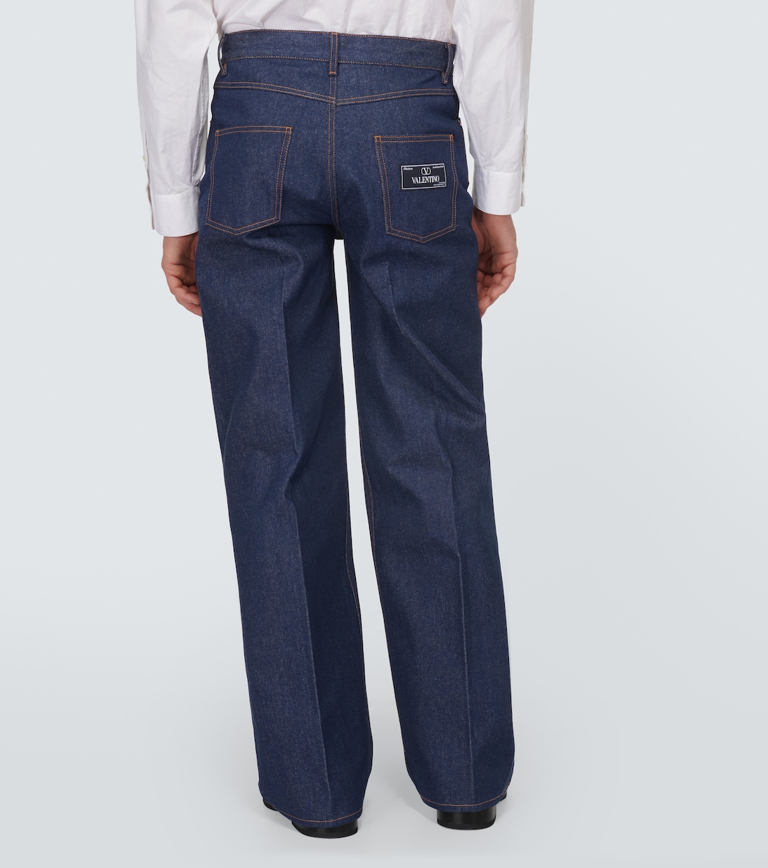 Mid-rise wide-leg jeans | Valentino