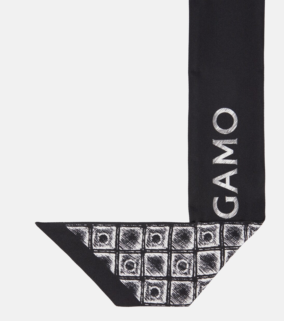 Printed silk scarf | Ferragamo