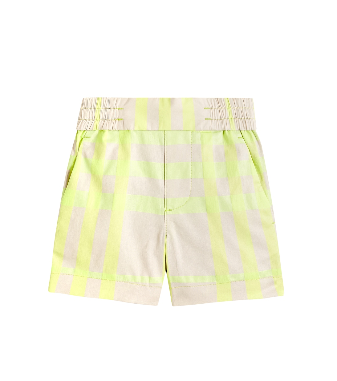 Baby Burberry Check cotton-blend shorts | Burberry Kids