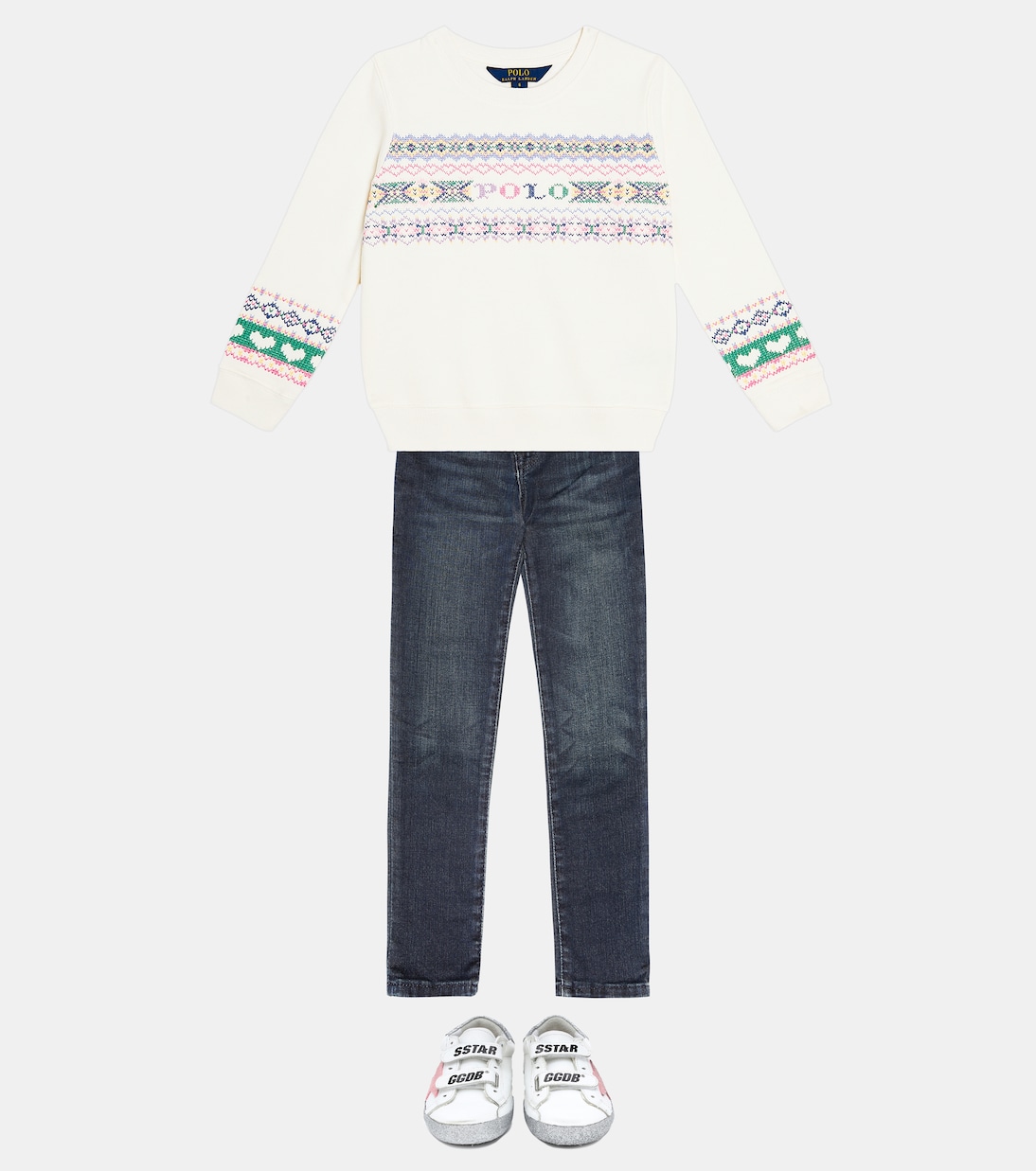 Cotton-blend jersey sweatshirt | Polo Ralph Lauren Kids