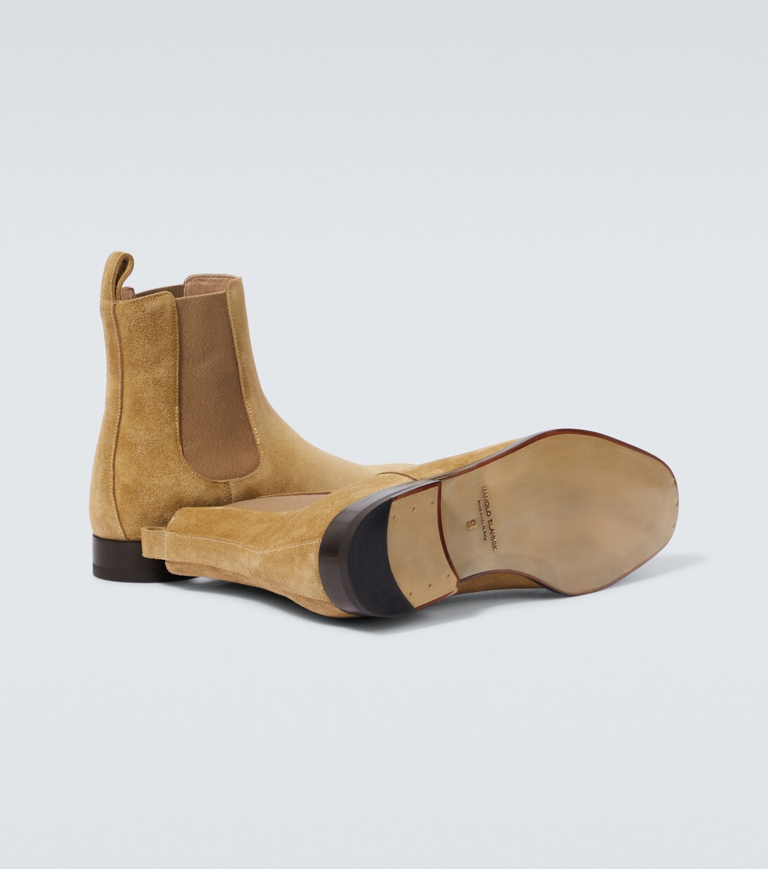 Delsa suede Chelsea boots | Manolo Blahnik