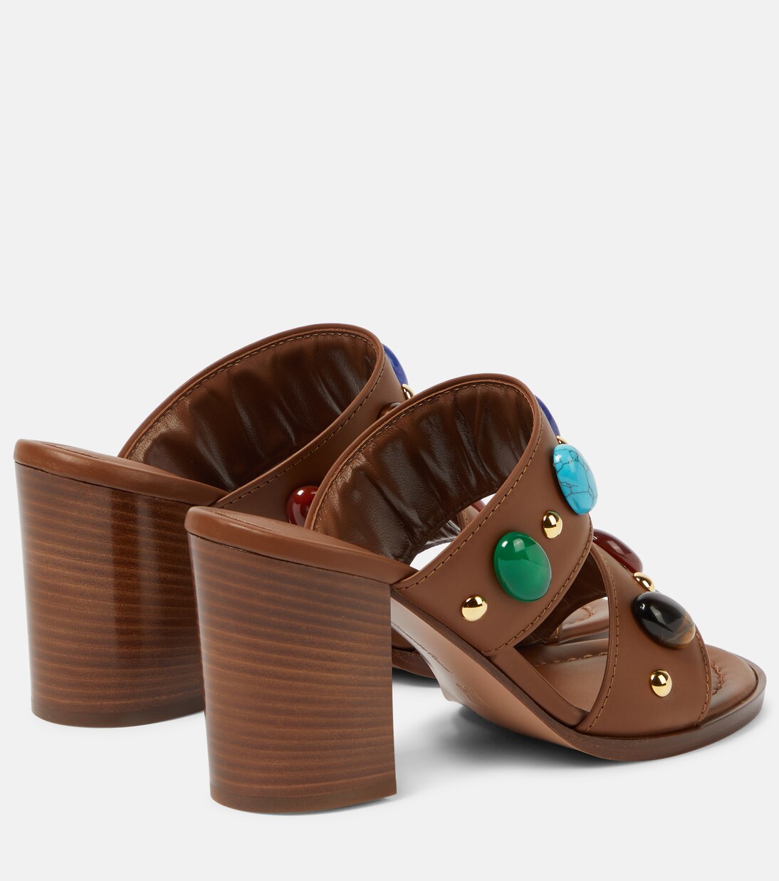 Verzierte Sandalen Shanti aus Leder | Gianvito Rossi