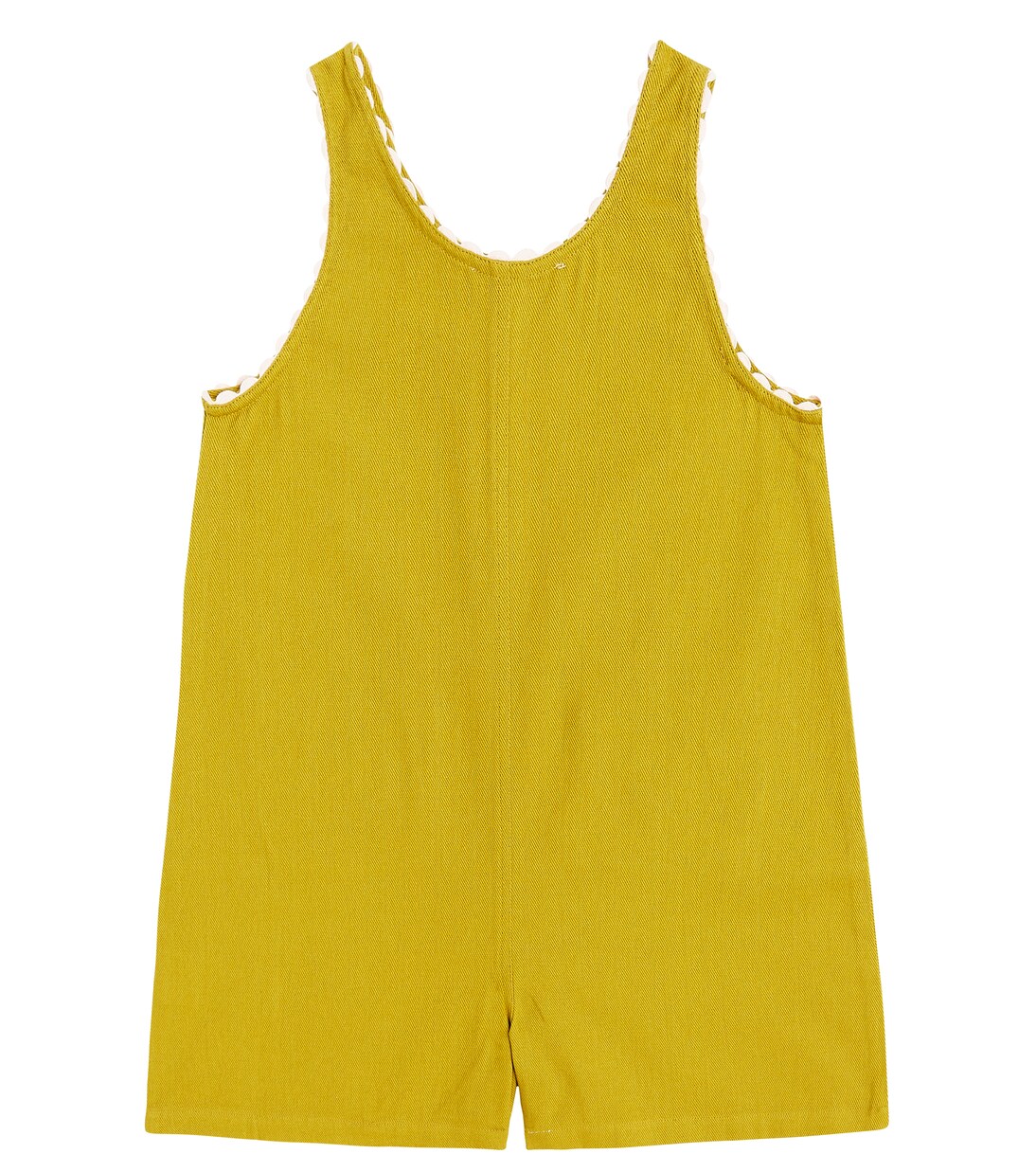 Elena embroidered cotton canvas playsuit | Louise Misha