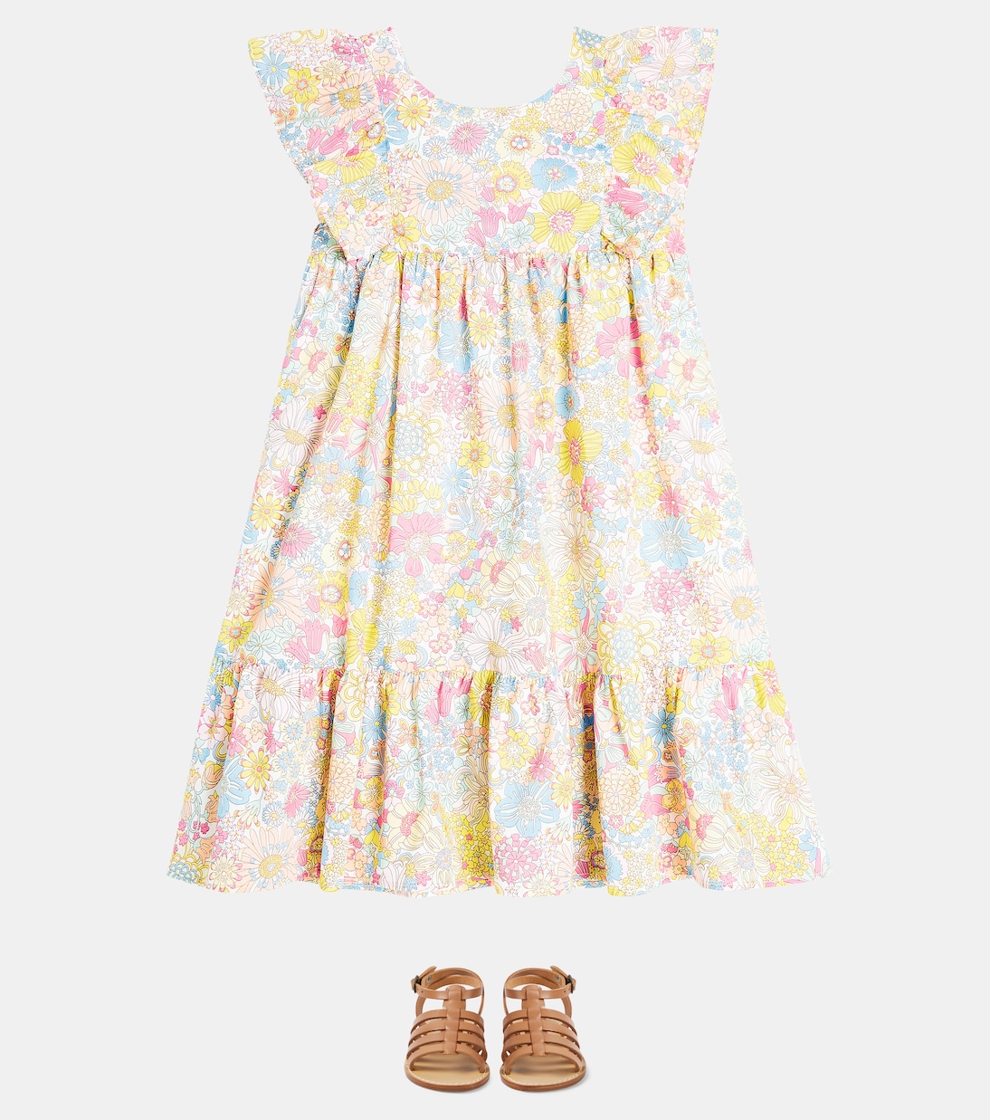 Floral cotton dress | Tartine et Chocolat