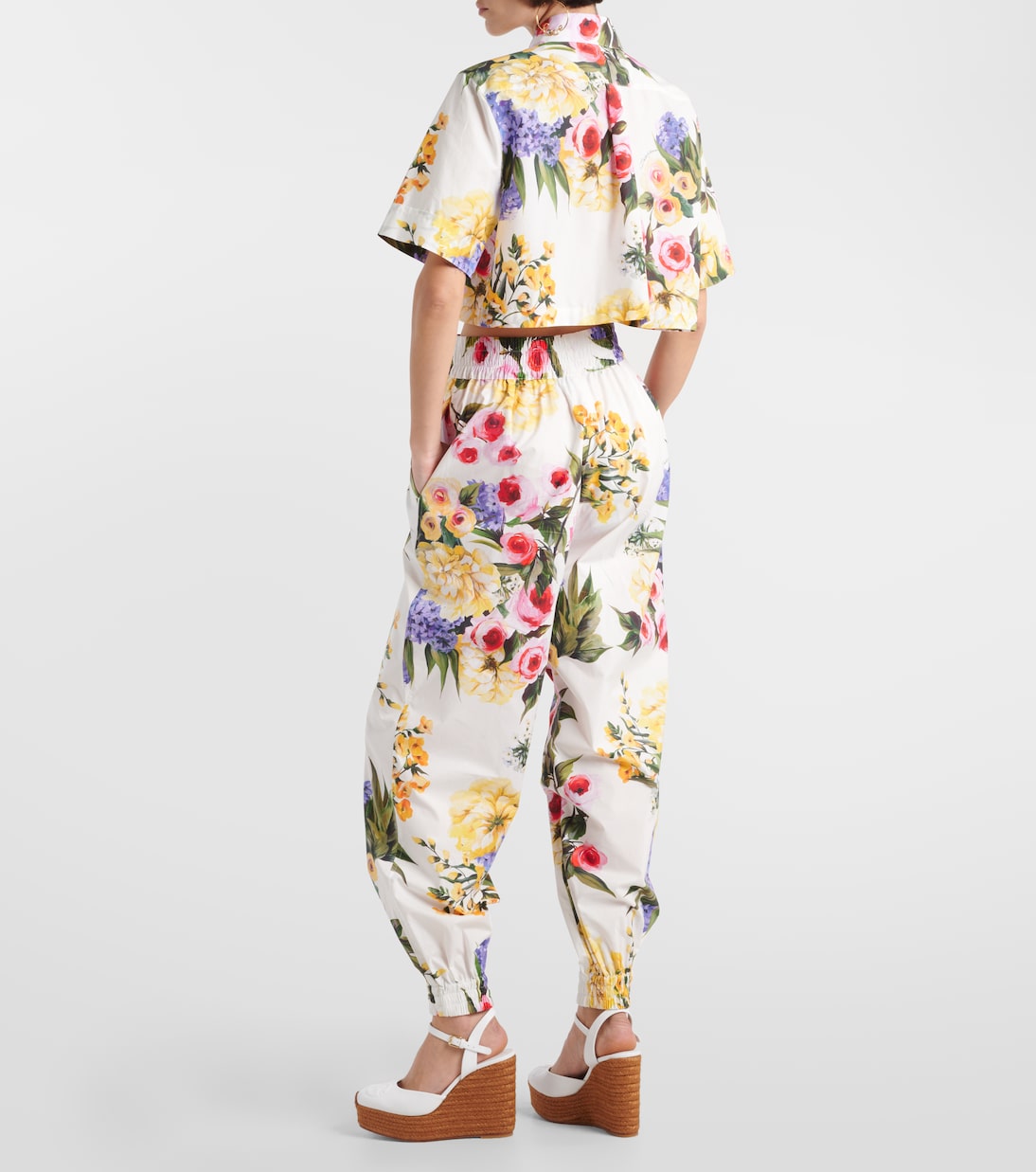 Cropped-Hemd aus Baumwollpopeline | Dolce&Gabbana