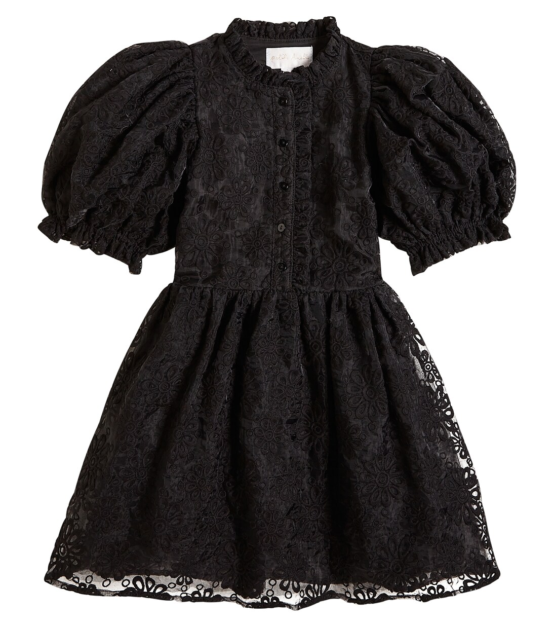 Lace-trimmed cotton-blend dress | Petite Amalie  