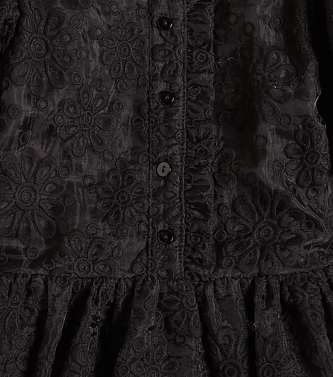 Lace-trimmed cotton-blend dress | Petite Amalie  