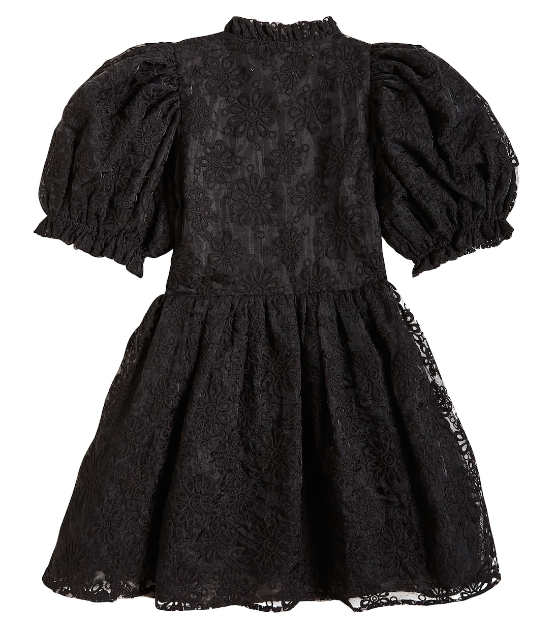 Lace-trimmed cotton-blend dress | Petite Amalie  
