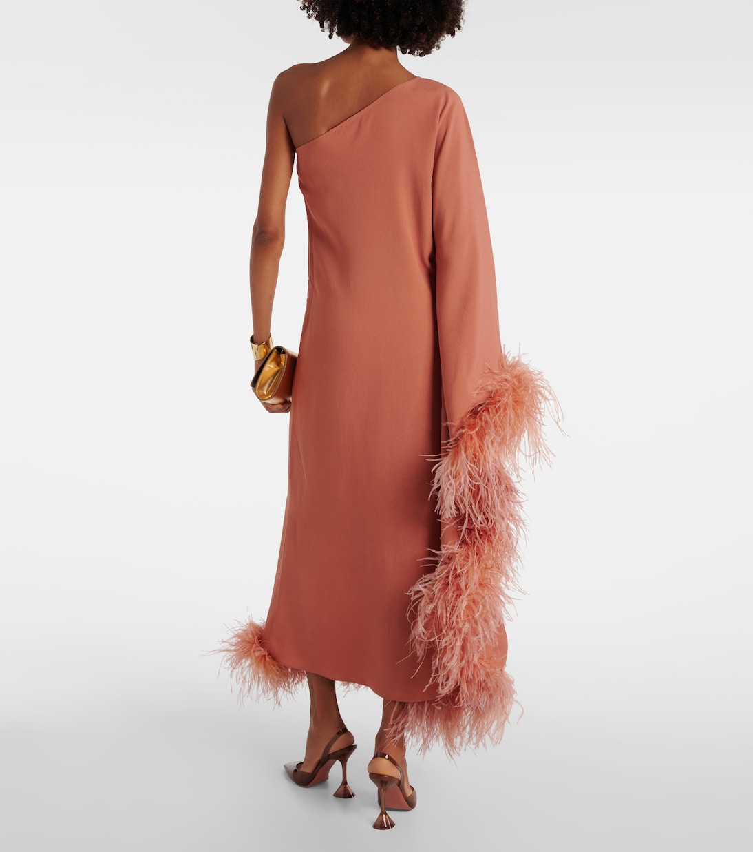 Ubud Extravaganza feather-trimmed gown | Taller Marmo