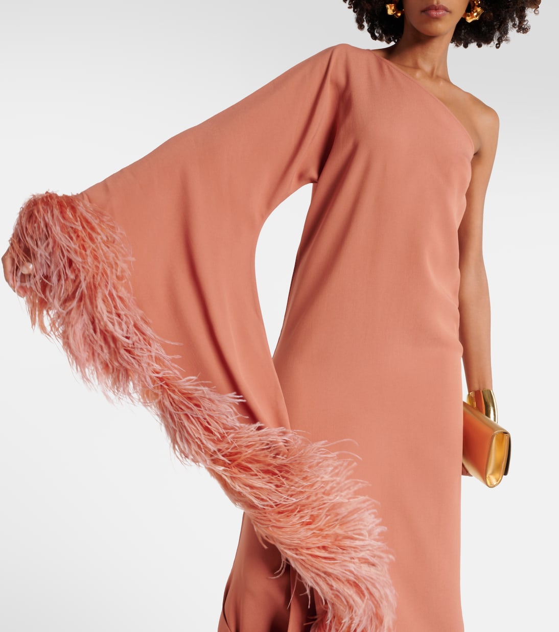 Ubud Extravaganza feather-trimmed gown | Taller Marmo