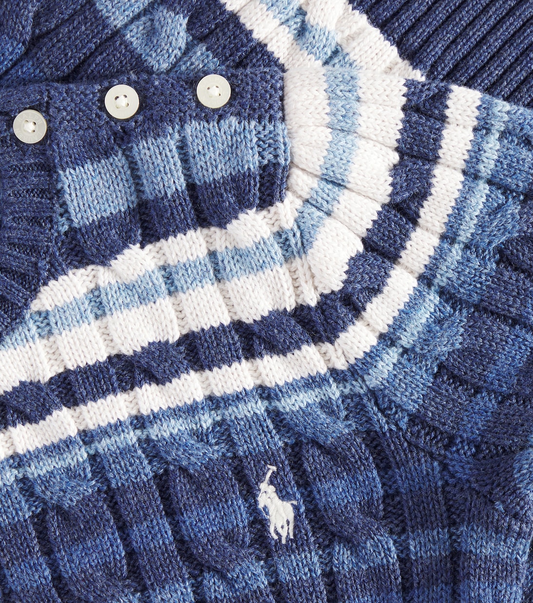 Striped cotton sweater | Polo Ralph Lauren Kids
