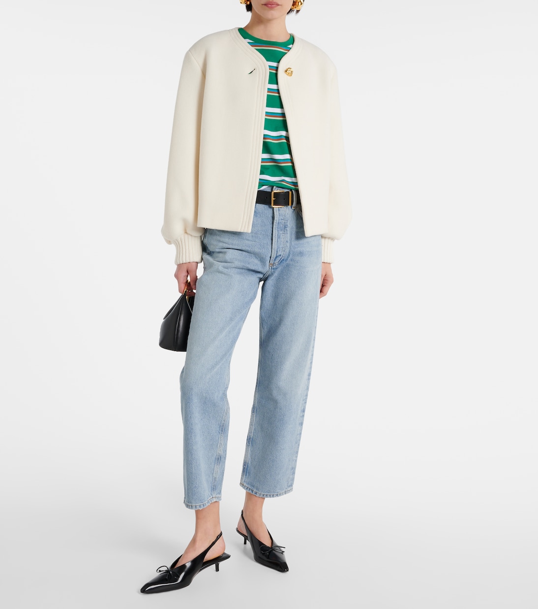 Mid-Rise Straight Jeans 90’s Crop | Agolde