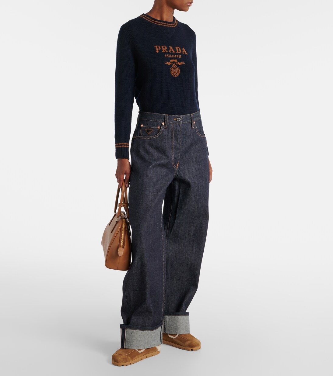 Wide-leg jeans | Prada