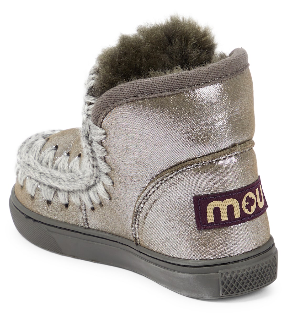 Botines de piel con forro de borrego | Mou Kids