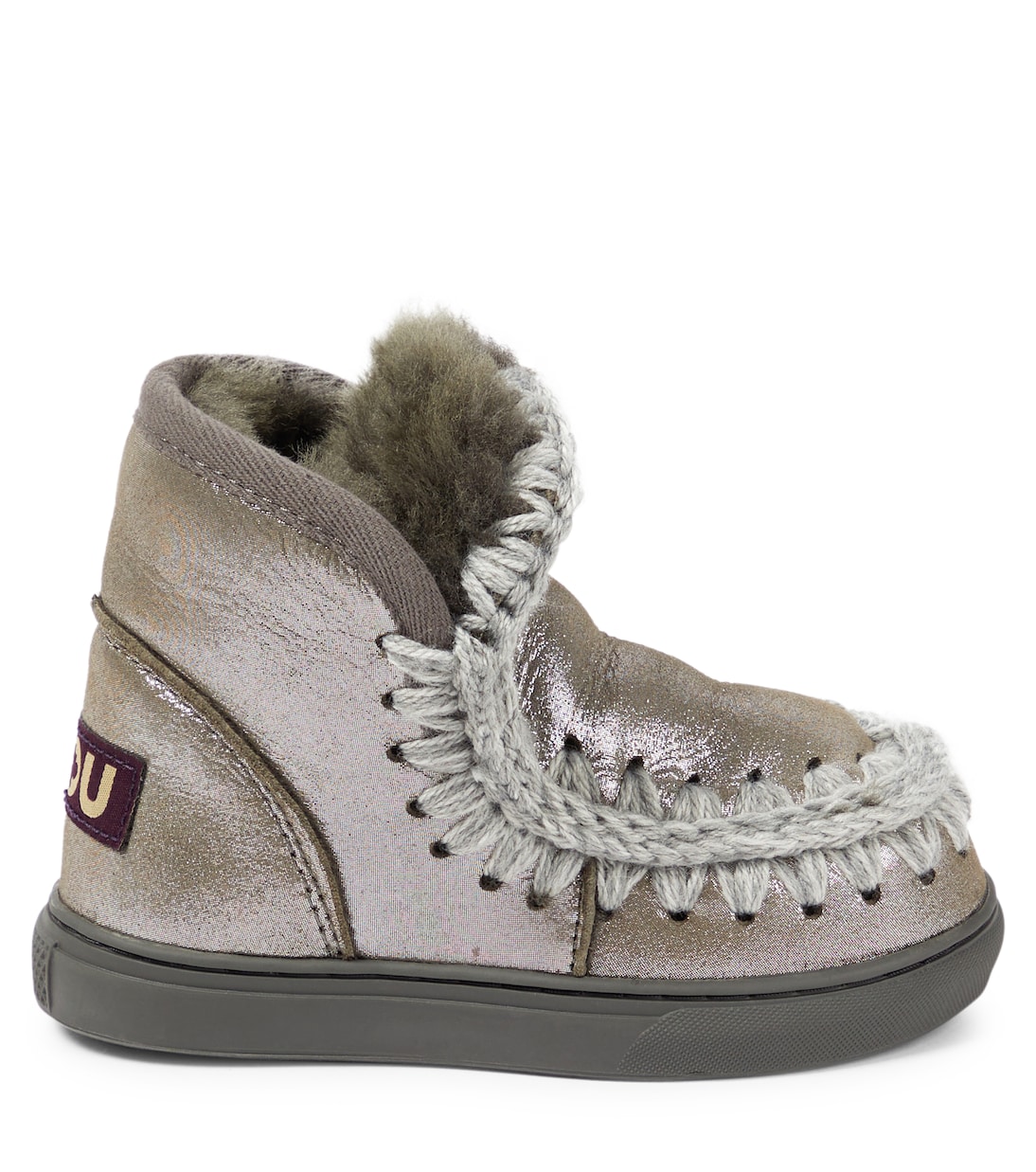Botines de piel con forro de borrego | Mou Kids