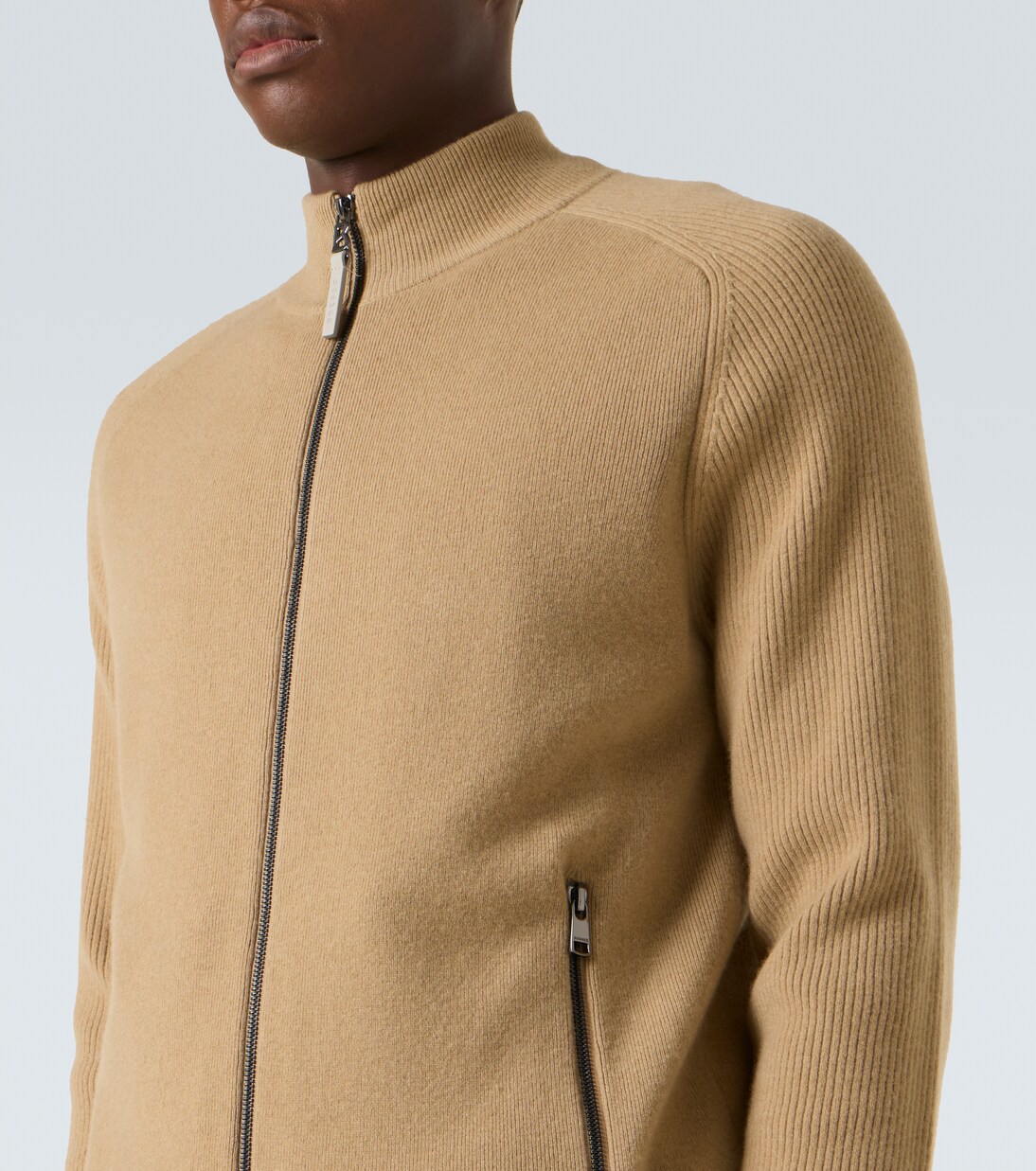 Dexter wool and cashmere zip-up sweater | Bogner
