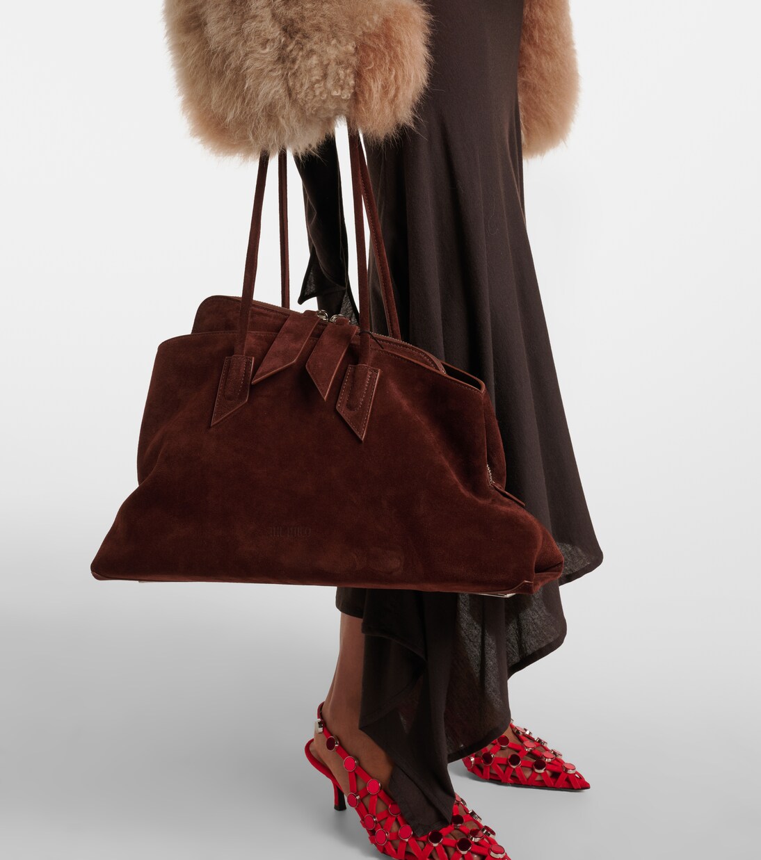 La Passeggiata Medium suede tote bag | The Attico