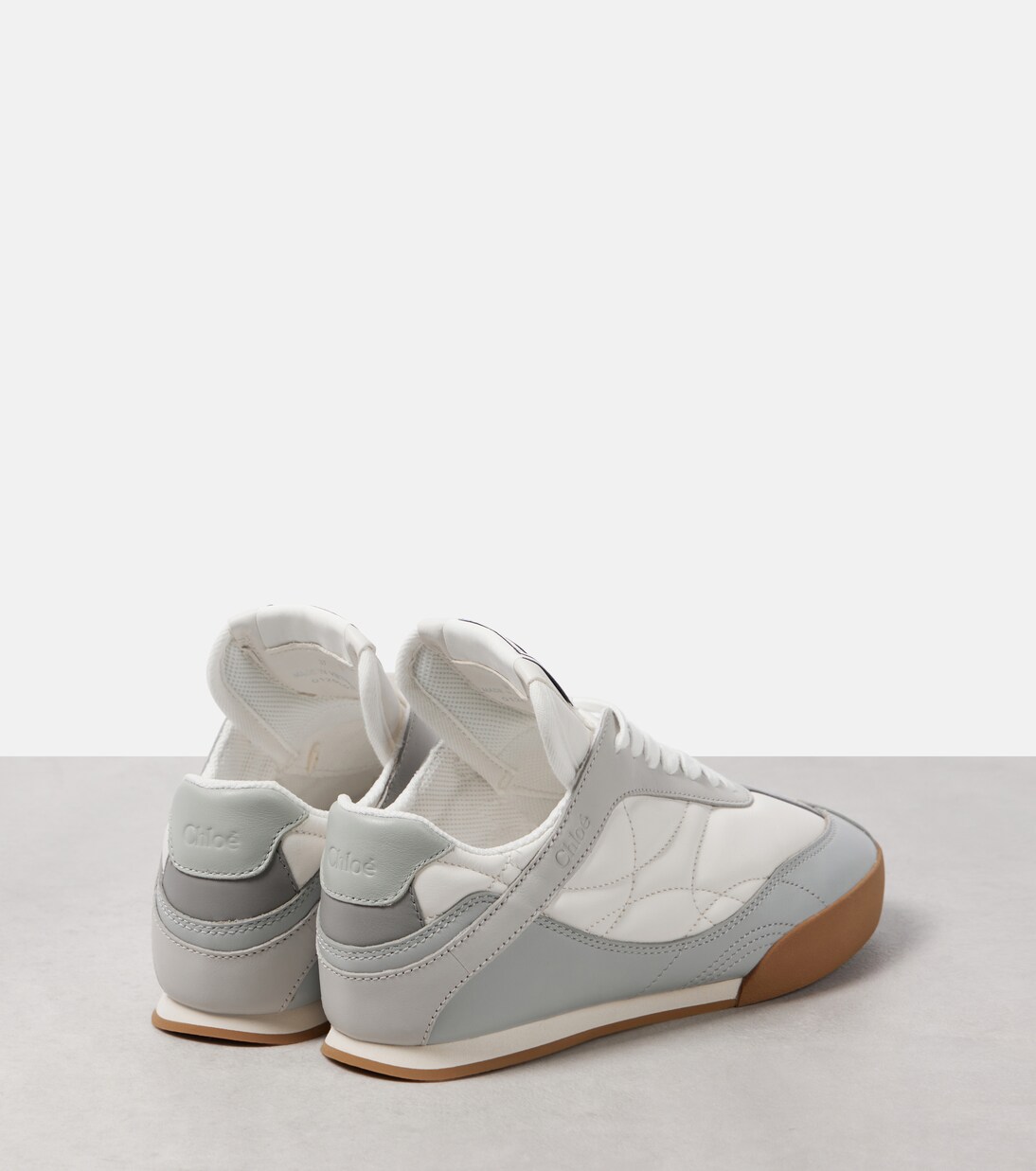 Kick suede-trimmed sneakers | Chloé