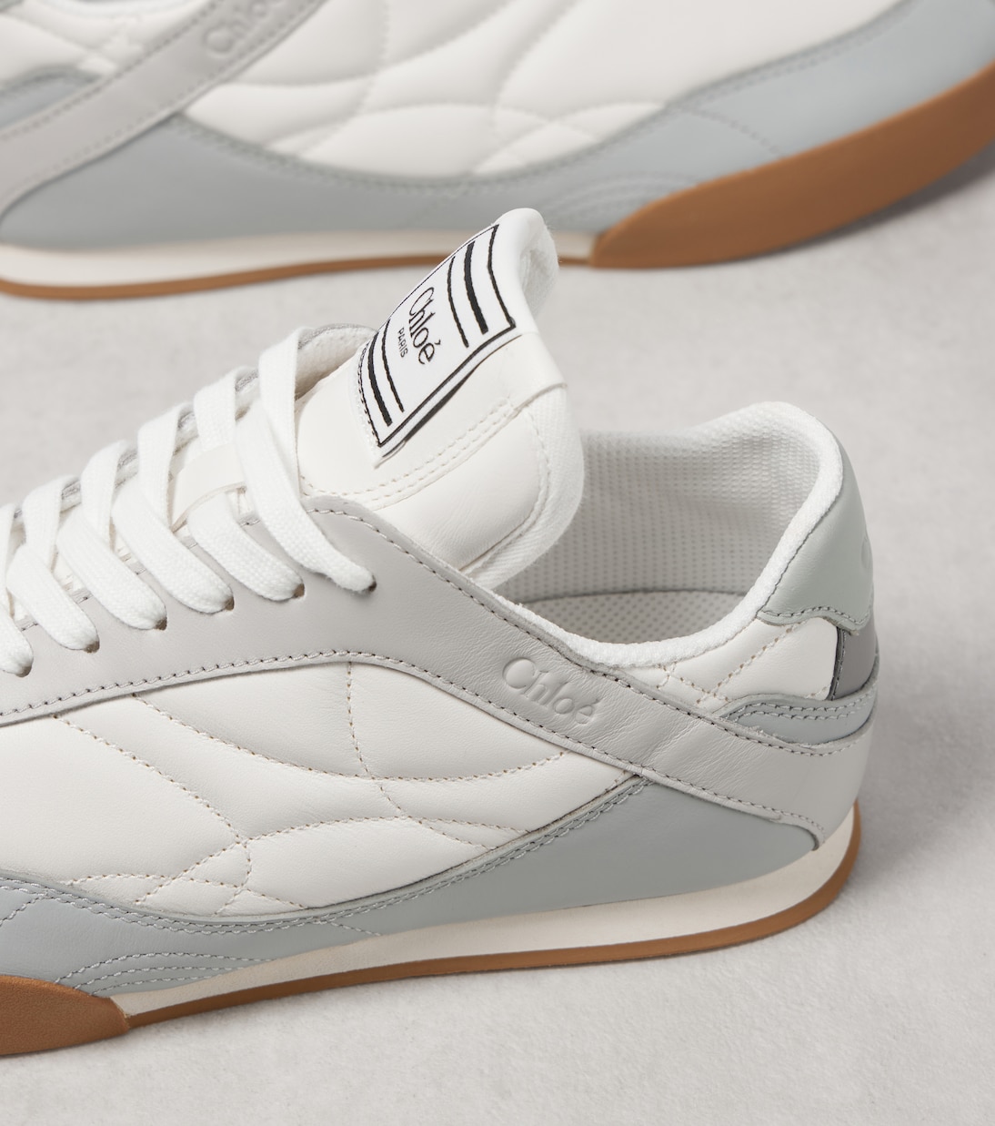 Kick suede-trimmed sneakers | Chloé