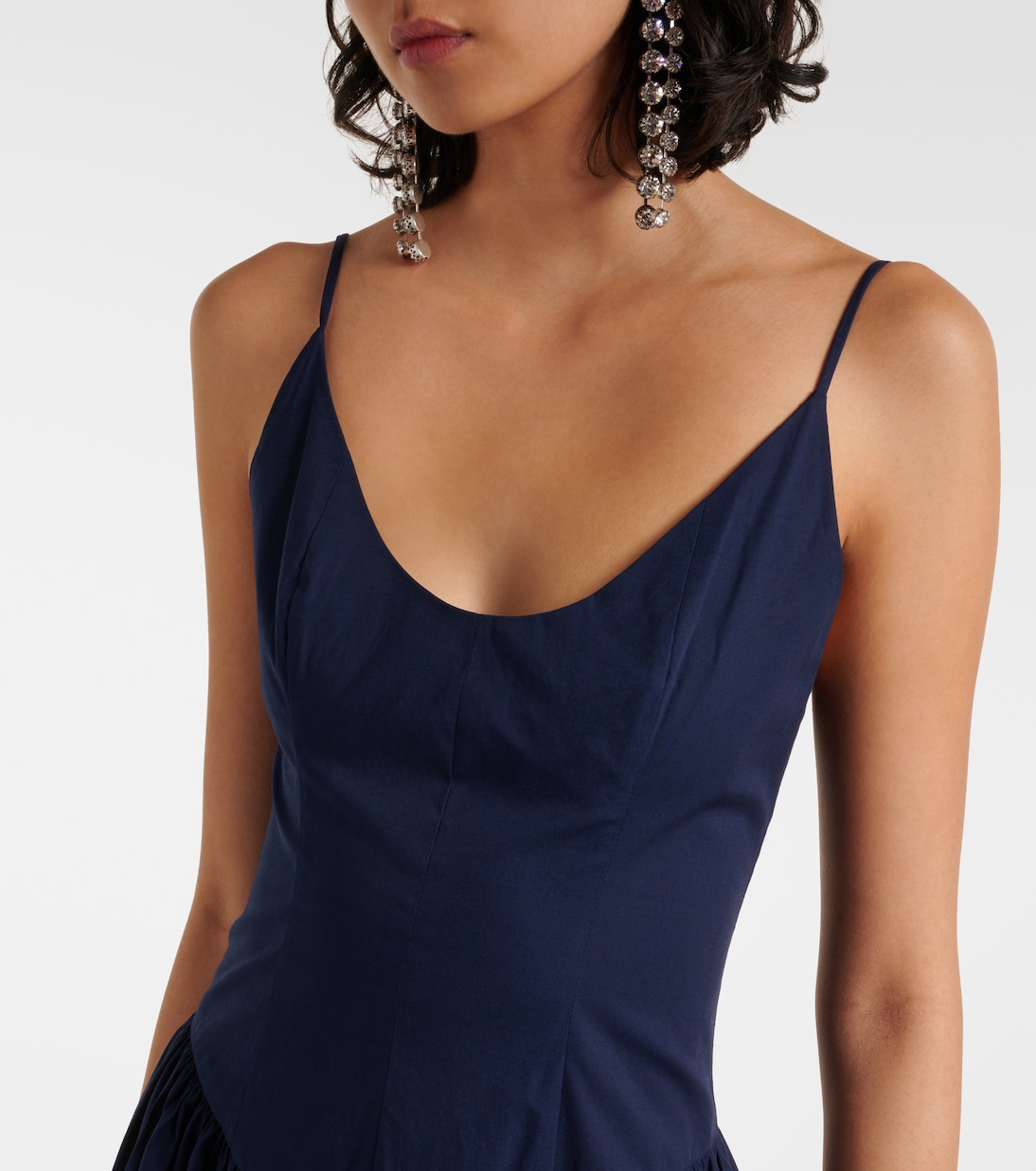 Dena cotton midi dress  | Staud