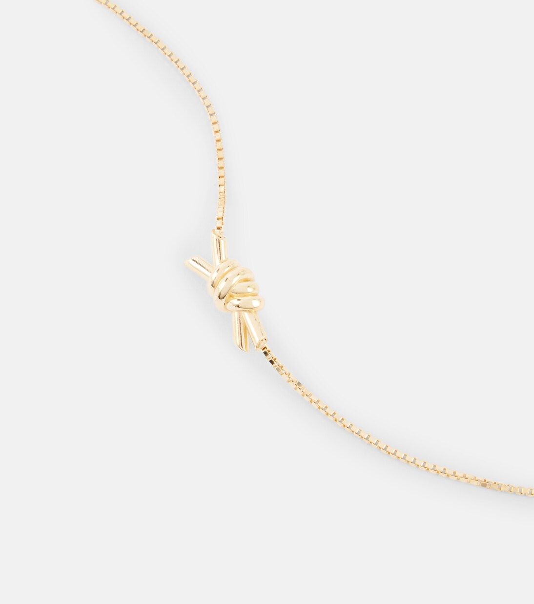 Collier Knot en argent sterling plaqué or 18 ct | Bottega Veneta