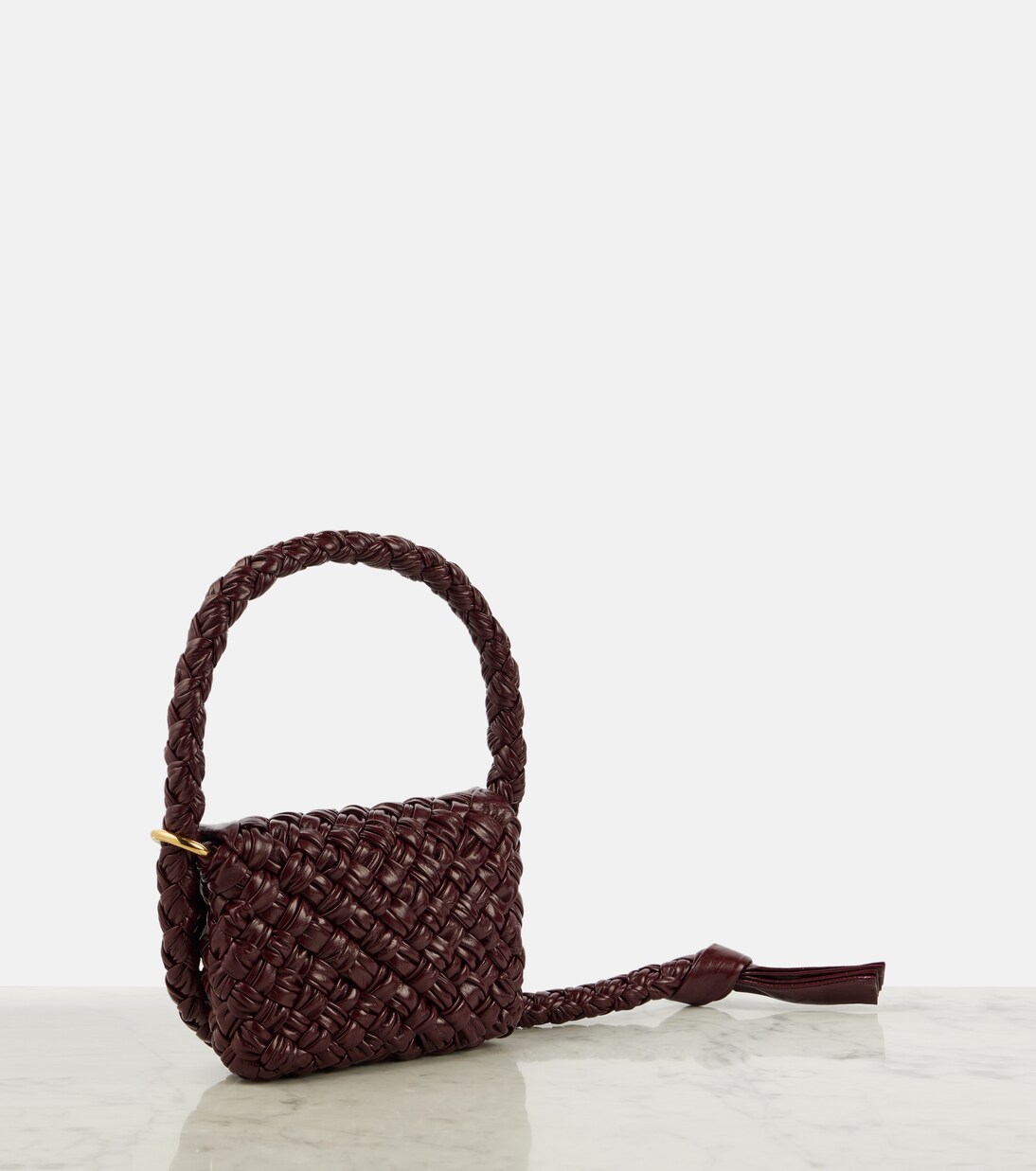 Kalimero Città Small leather shoulder bag | Bottega Veneta