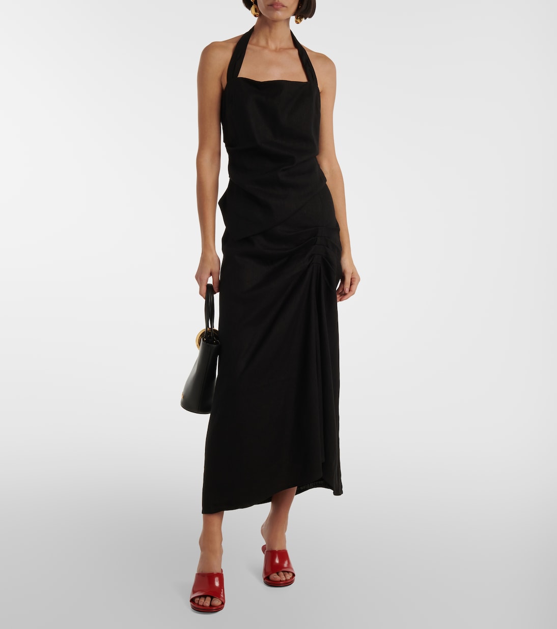 Midirock Dorian aus einem Leinengemisch | SIR