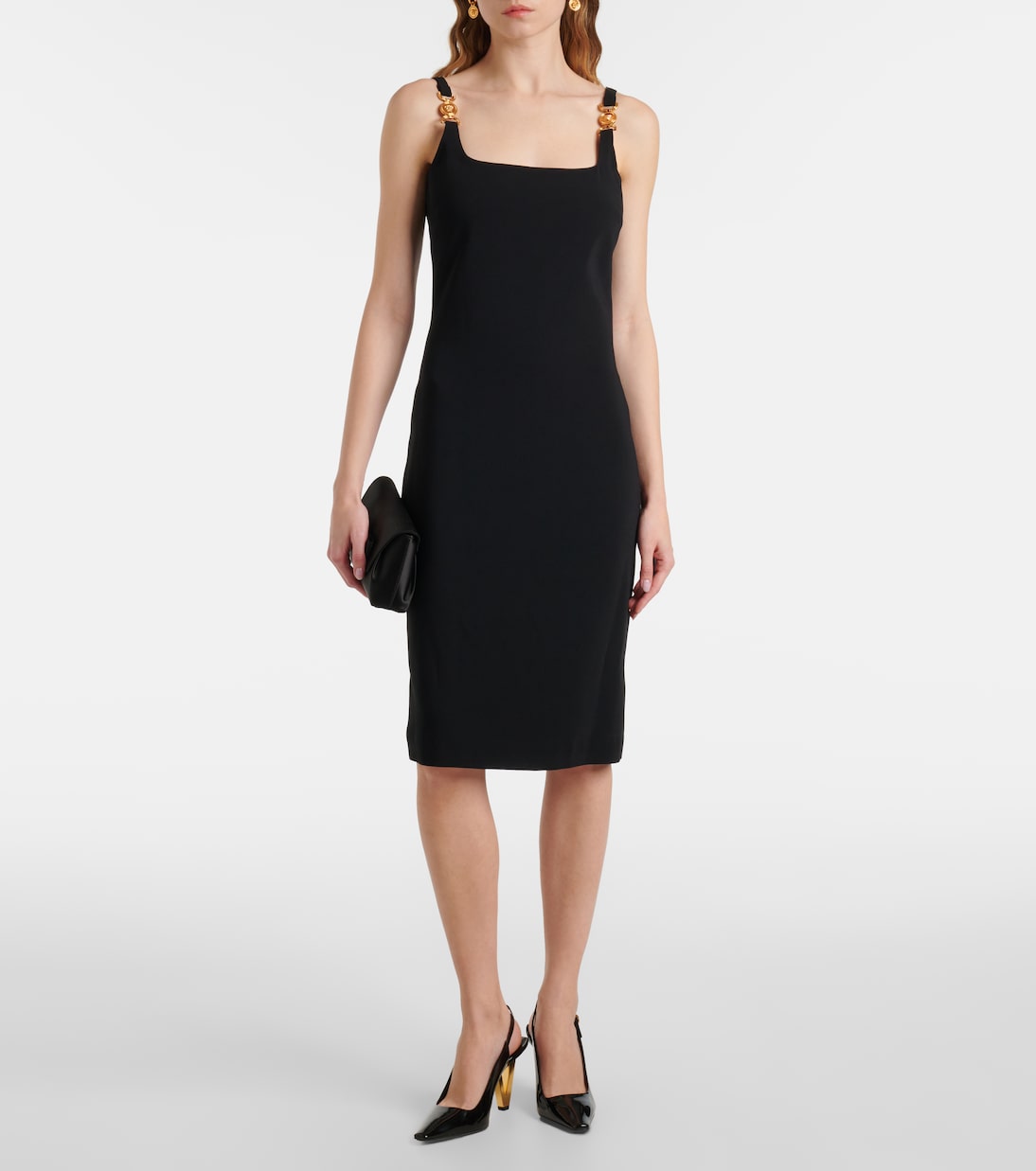 Pumps slingback in vernice | Versace