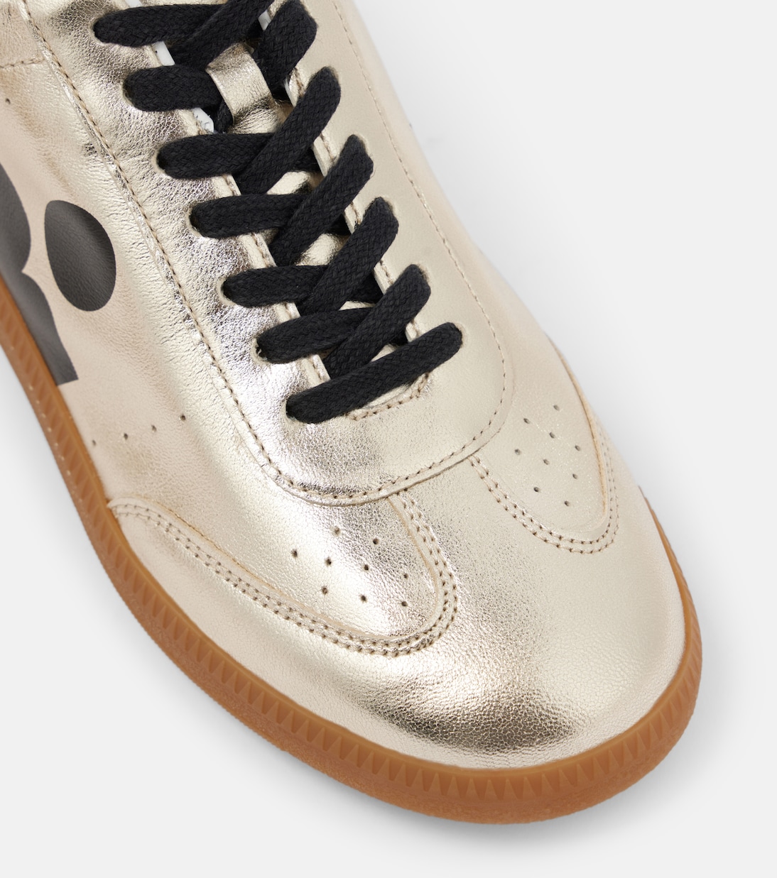 Kaycee metallic-leather sneakers | Isabel Marant