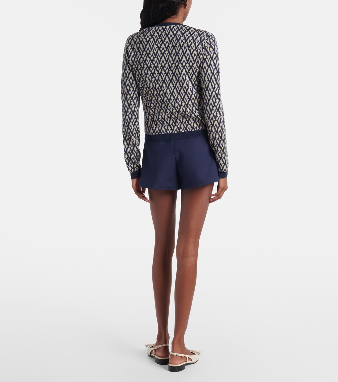 Cardigan Toute La V aus Schurwolle | Valentino