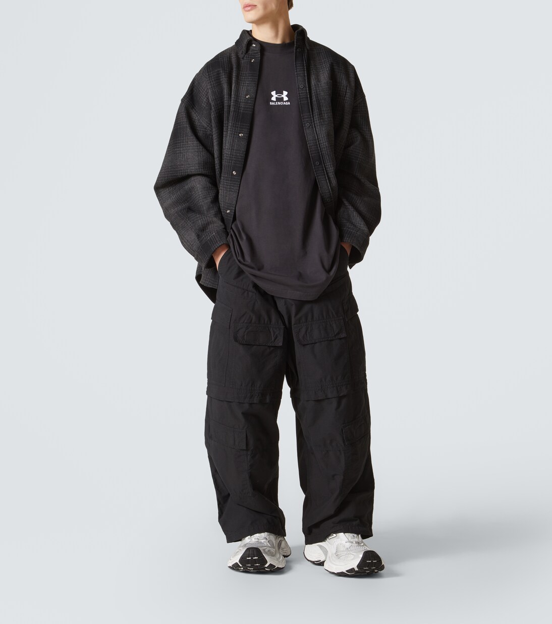 x Under Armour oversized cotton T-shirt | Balenciaga