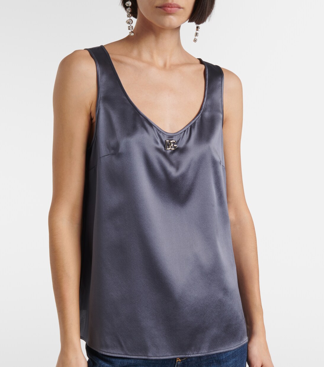 Top de mezcla de seda | Dolce&Gabbana