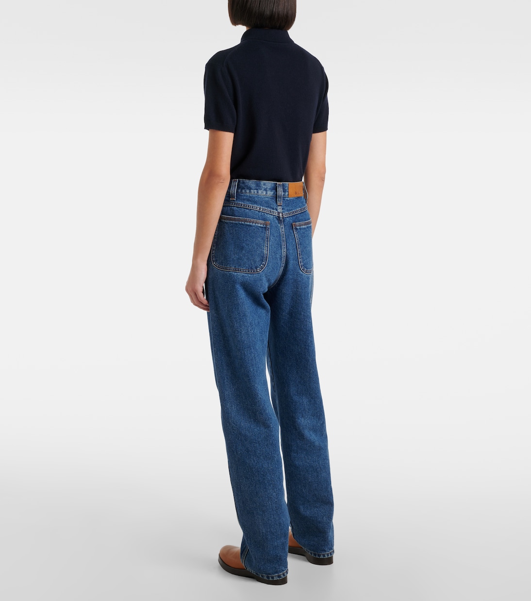 Jeans regular Etienne a vita alta | Loro Piana