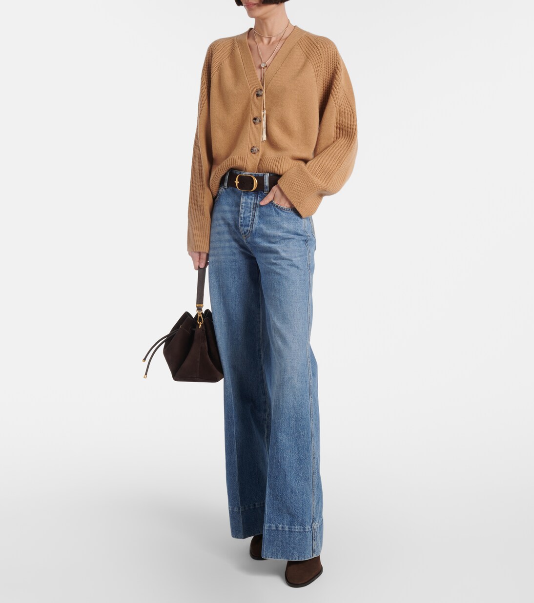 Wool and cashmere cardigan | Jardin des Orangers