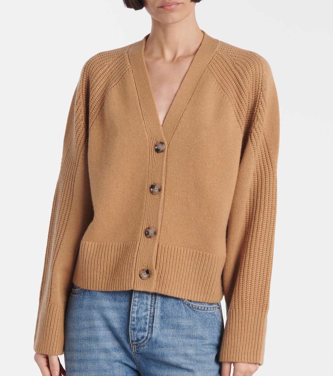 Wool and cashmere cardigan | Jardin des Orangers