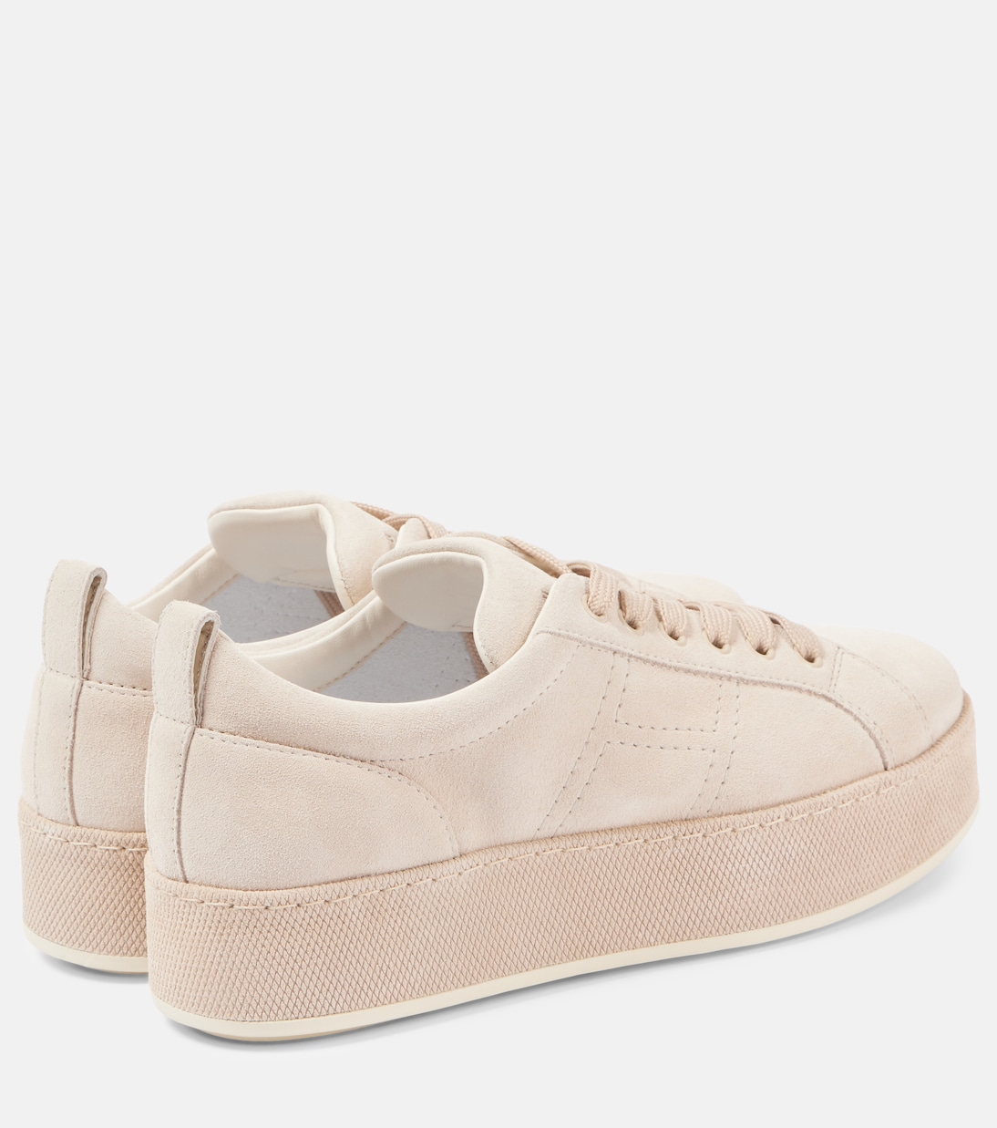 Plateau-Sneakers H681 aus Veloursleder | Hogan