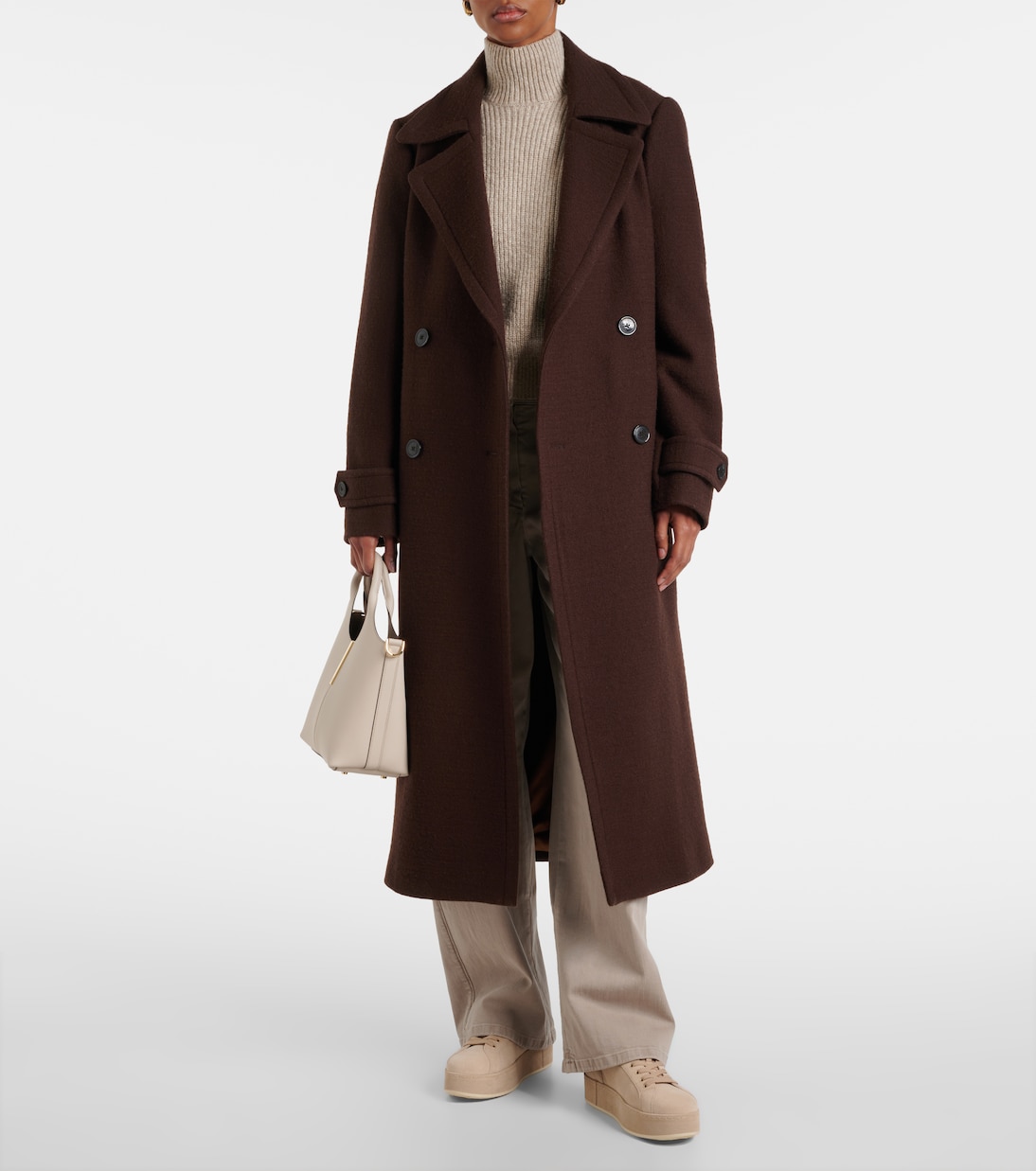 Plateau-Sneakers H681 aus Veloursleder | Hogan