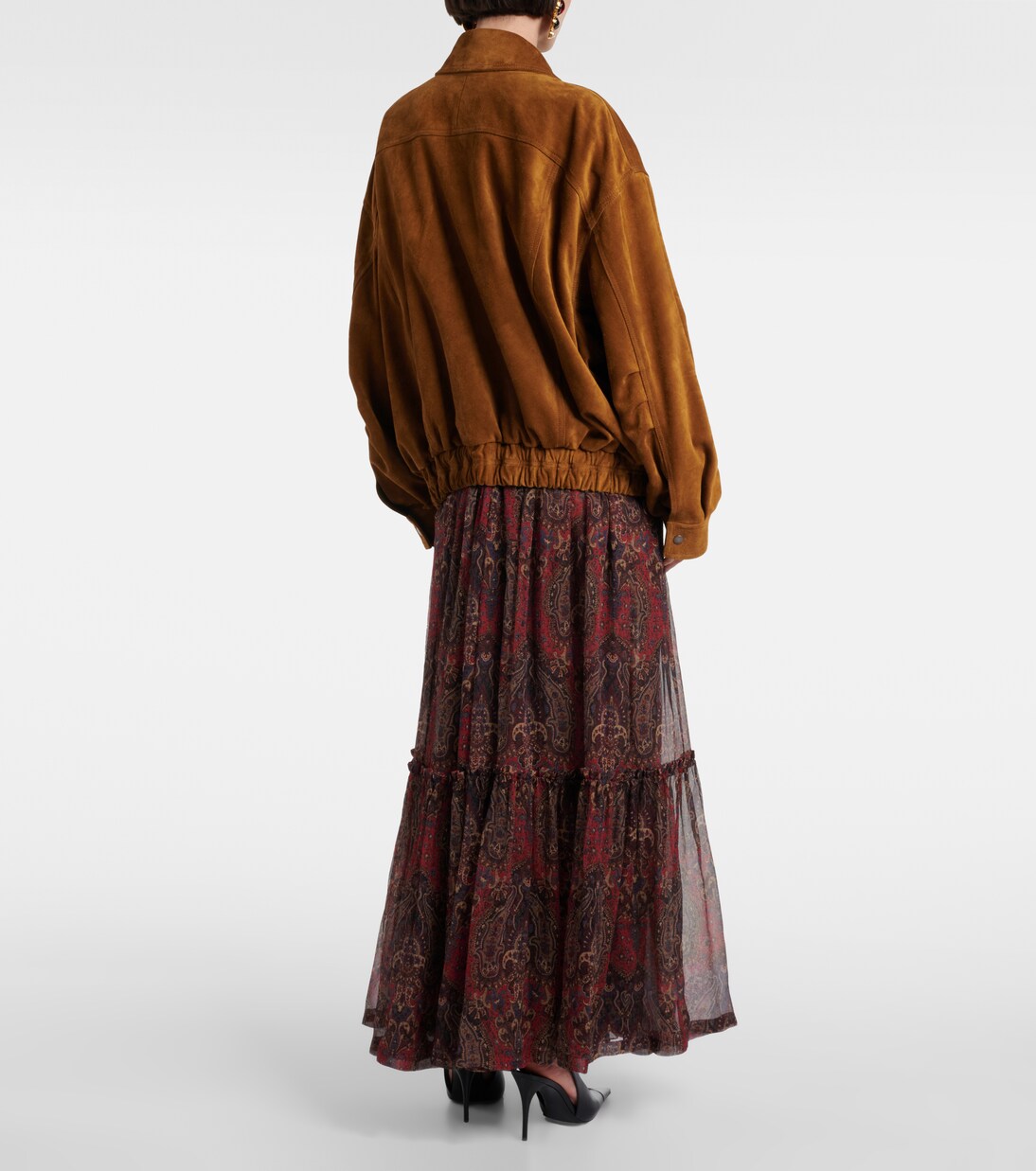 Suede bomber jacket | Saint Laurent