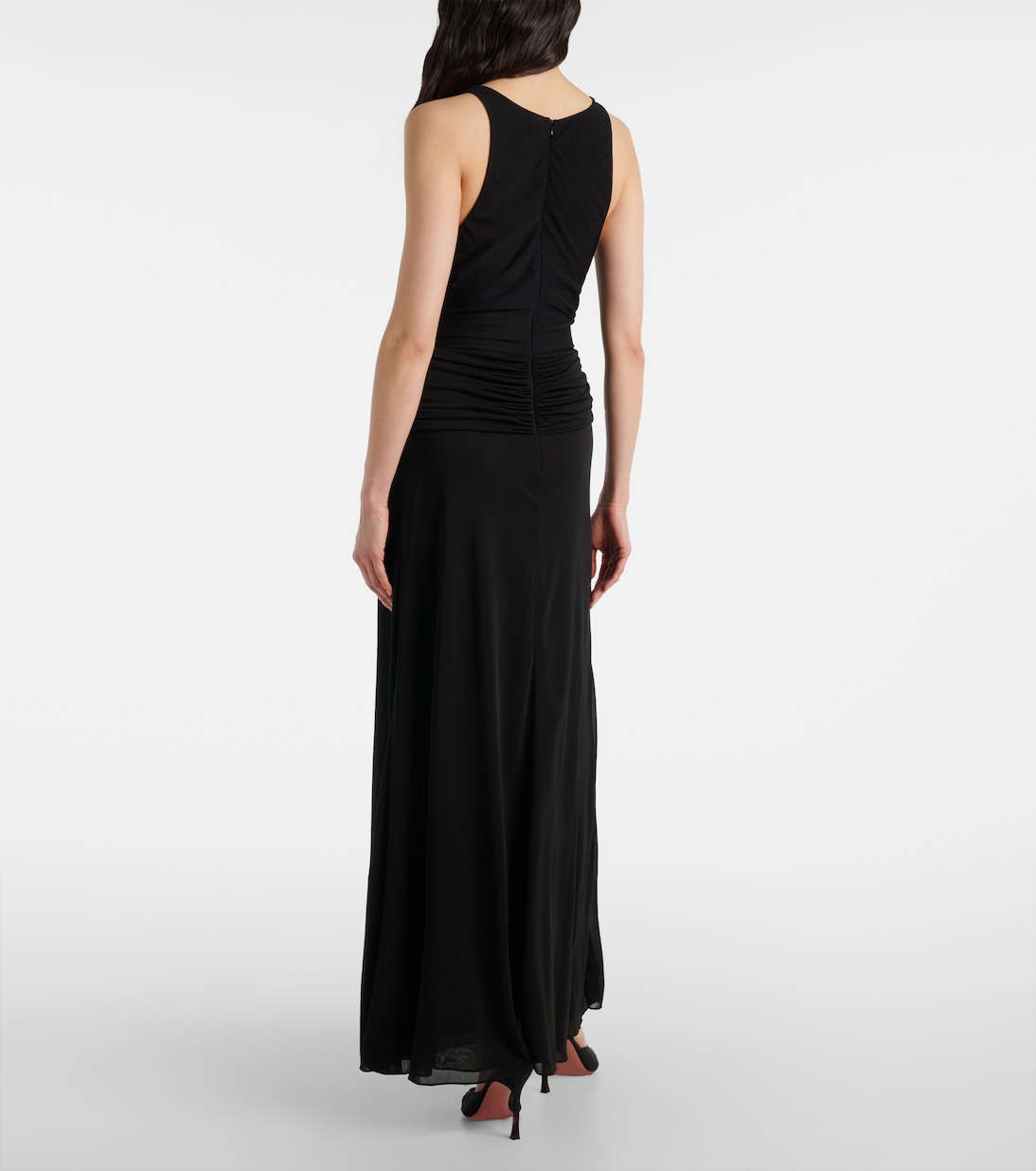 Twisted Halter gathered ruched gown | Christopher Esber