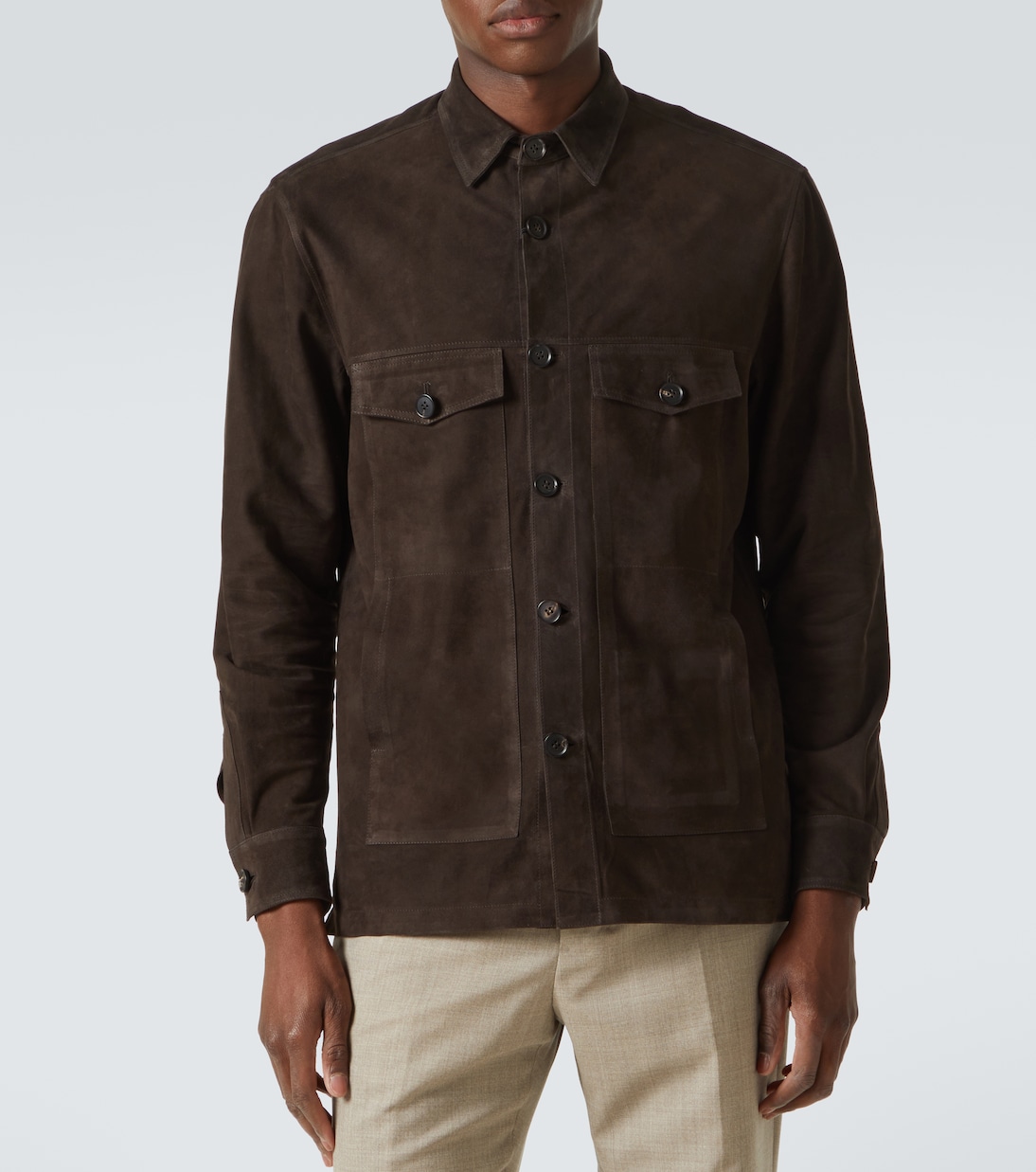 Suede field jacket | Thom Sweeney