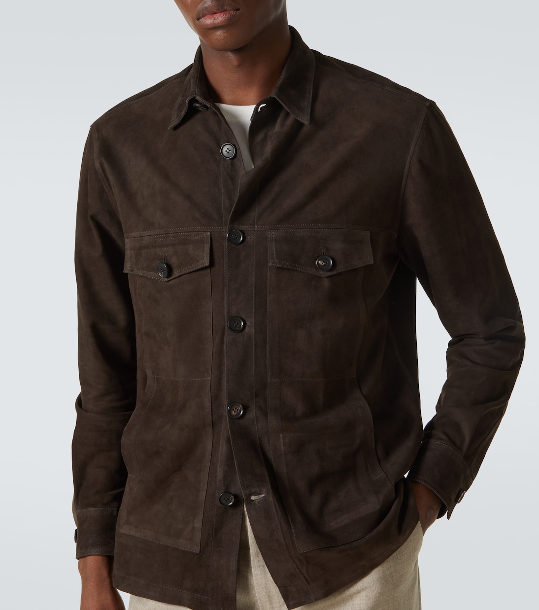 Suede field jacket | Thom Sweeney