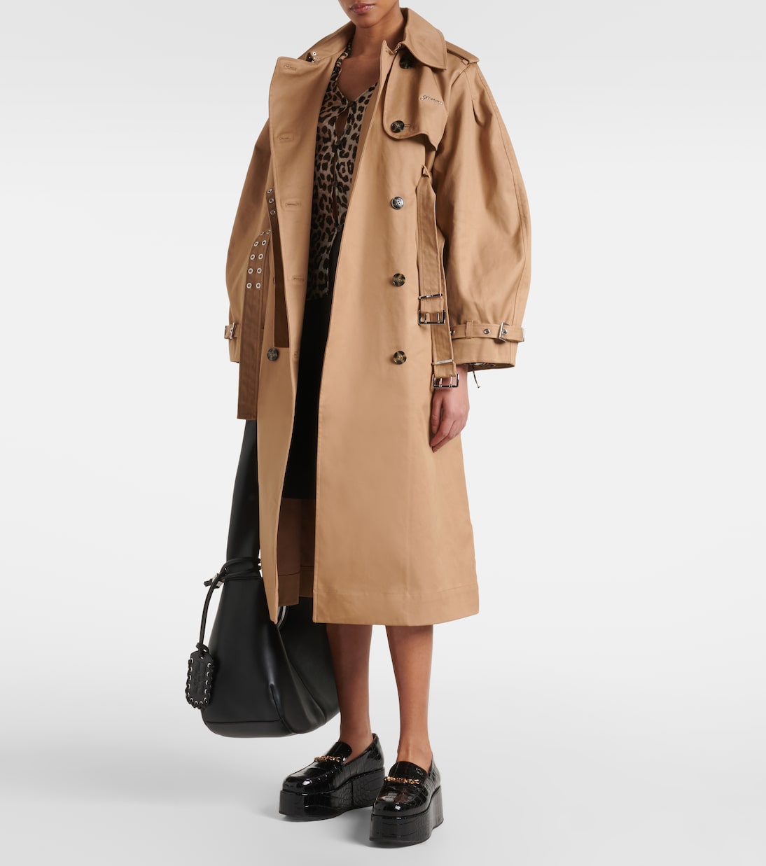 Cotton trench coat | Ganni