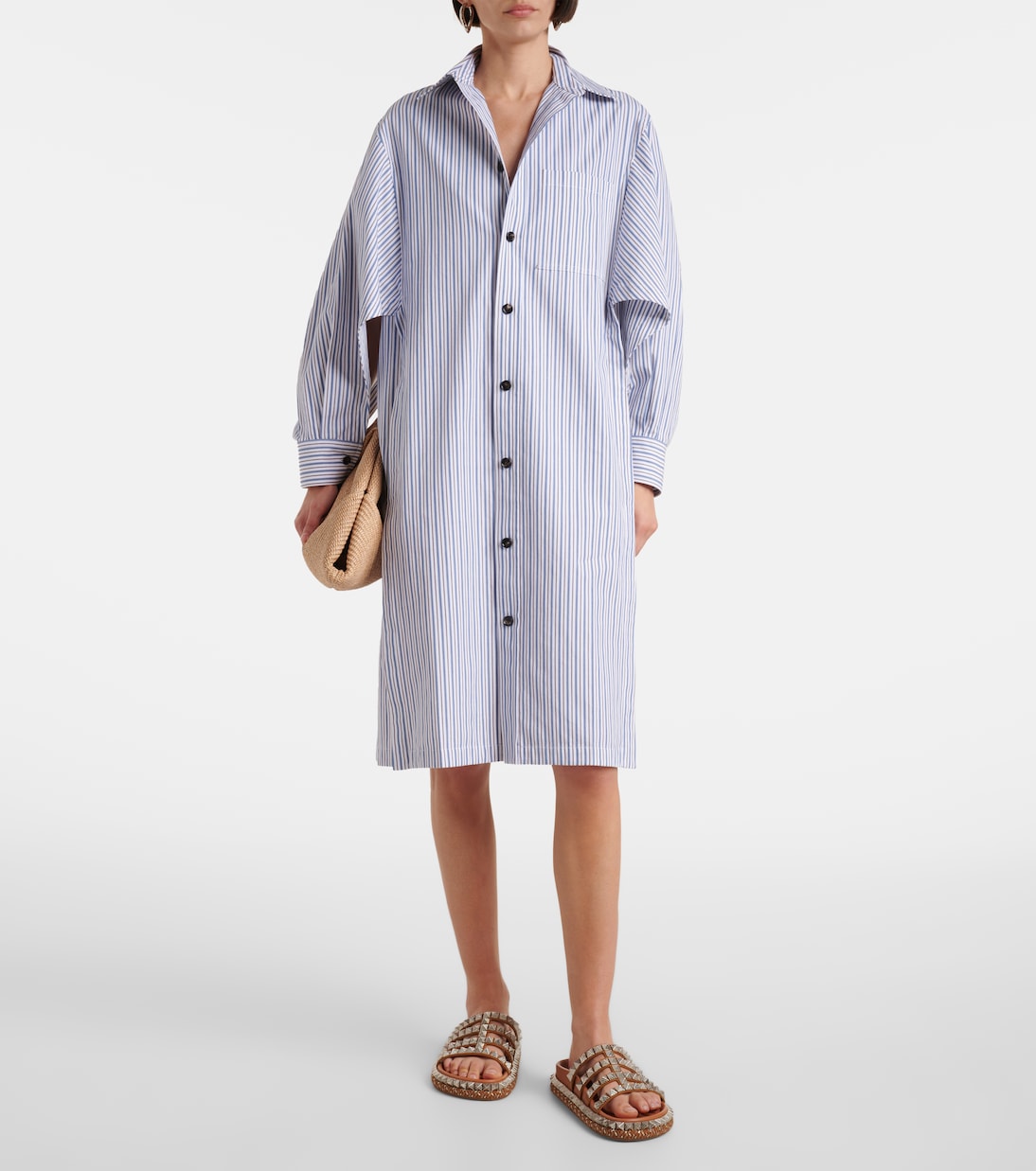 Pyra Hallulila studded leather slides | Christian Louboutin