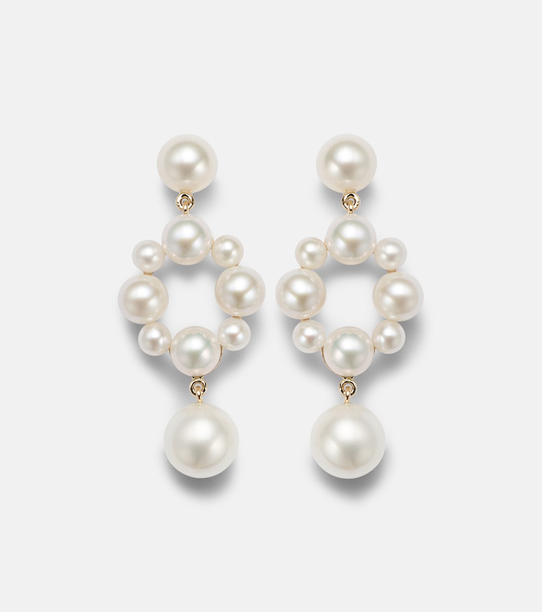 Pendientes de oro de 14 ct con perlas | Sophie Bille Brahe