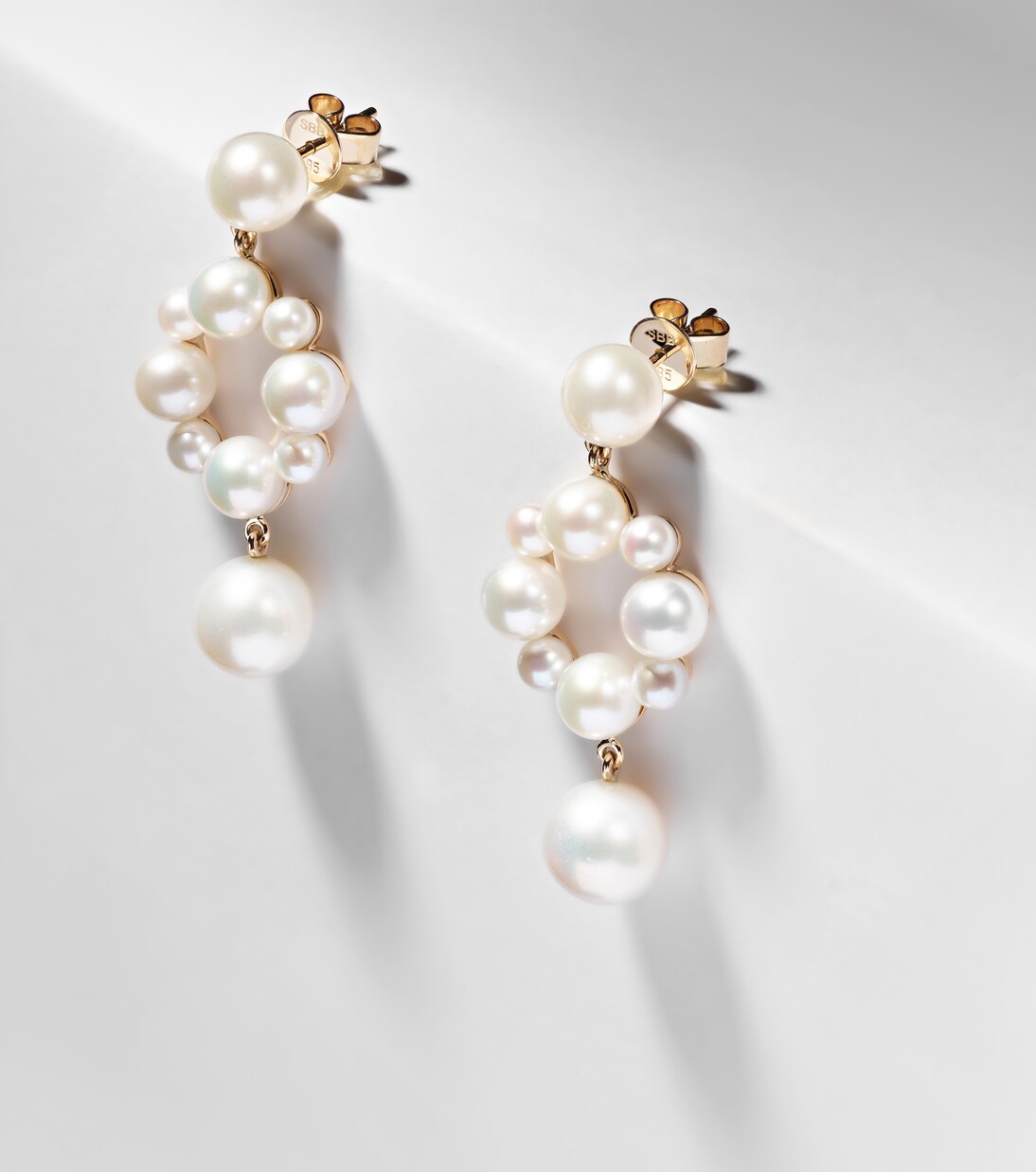 Pendientes de oro de 14 ct con perlas | Sophie Bille Brahe