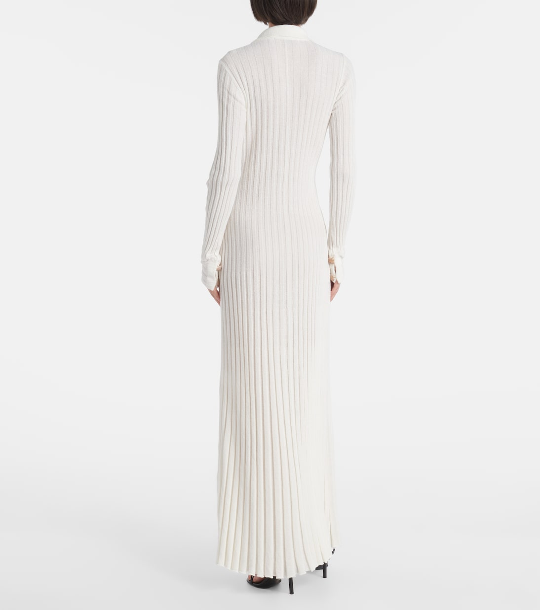 Robe longue Sundial Shell en coton mélangé | Christopher Esber