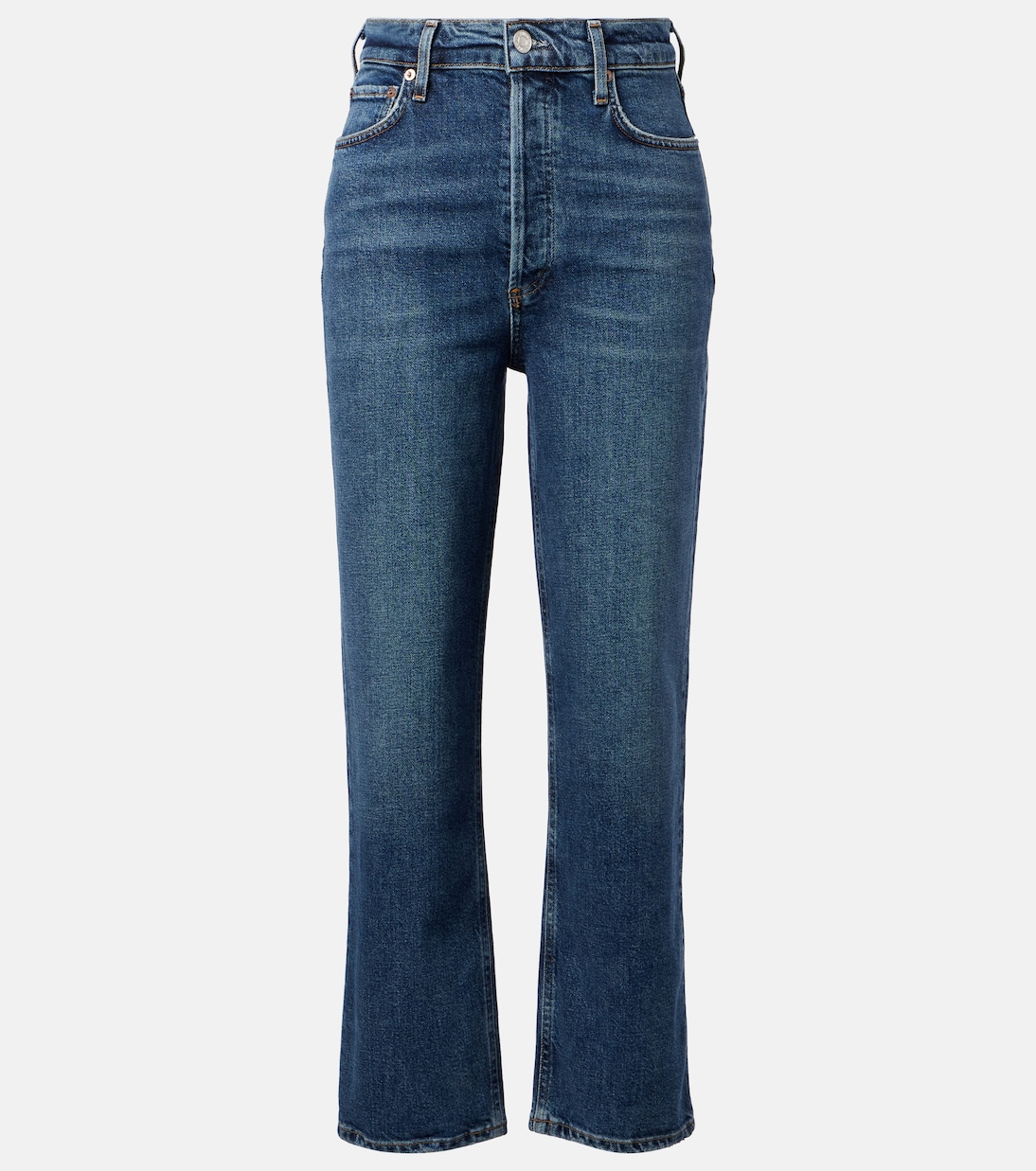 Straight Jeans '90s Pinch Waist Crop | Agolde