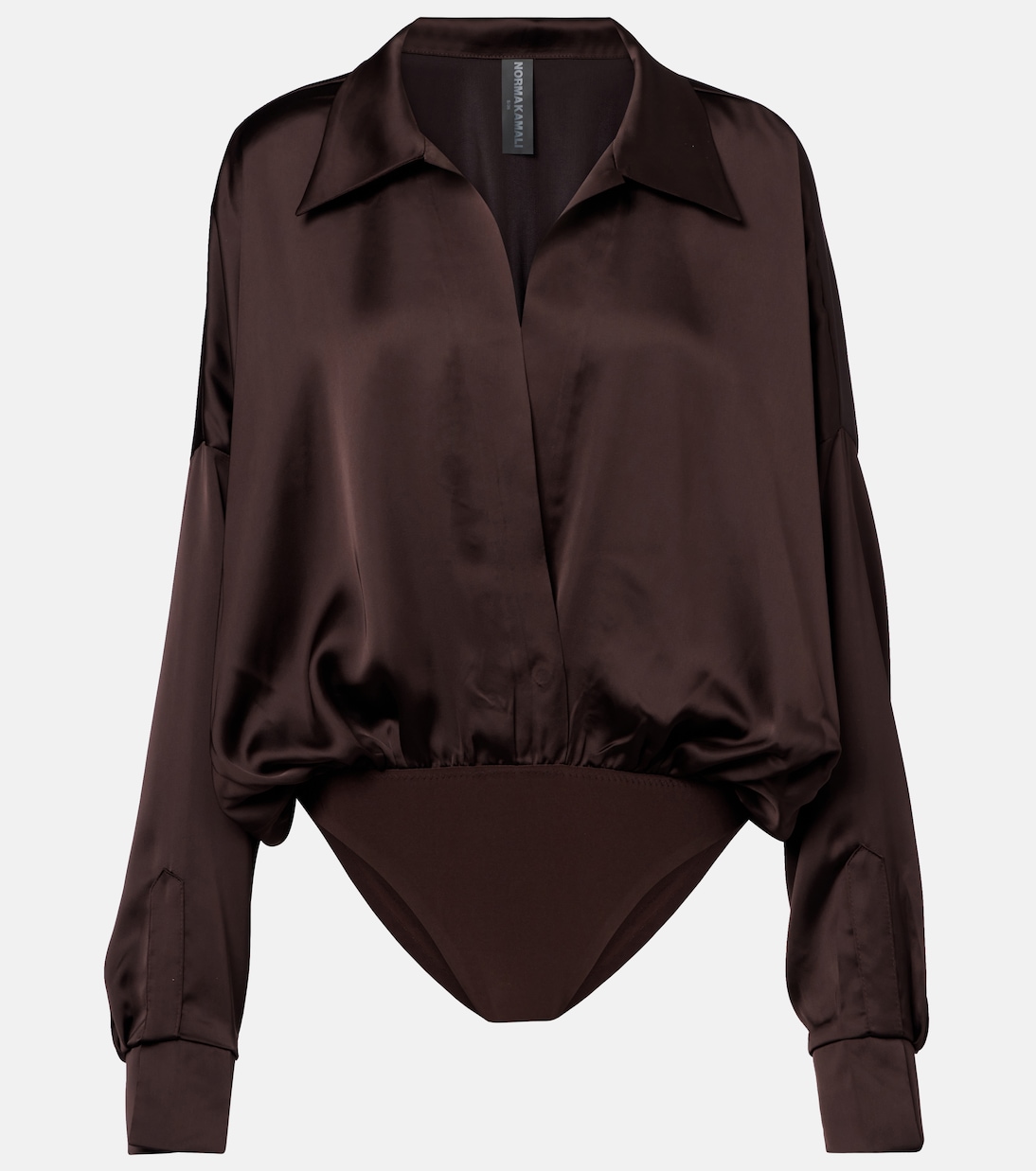 Satin bodysuit | Norma Kamali