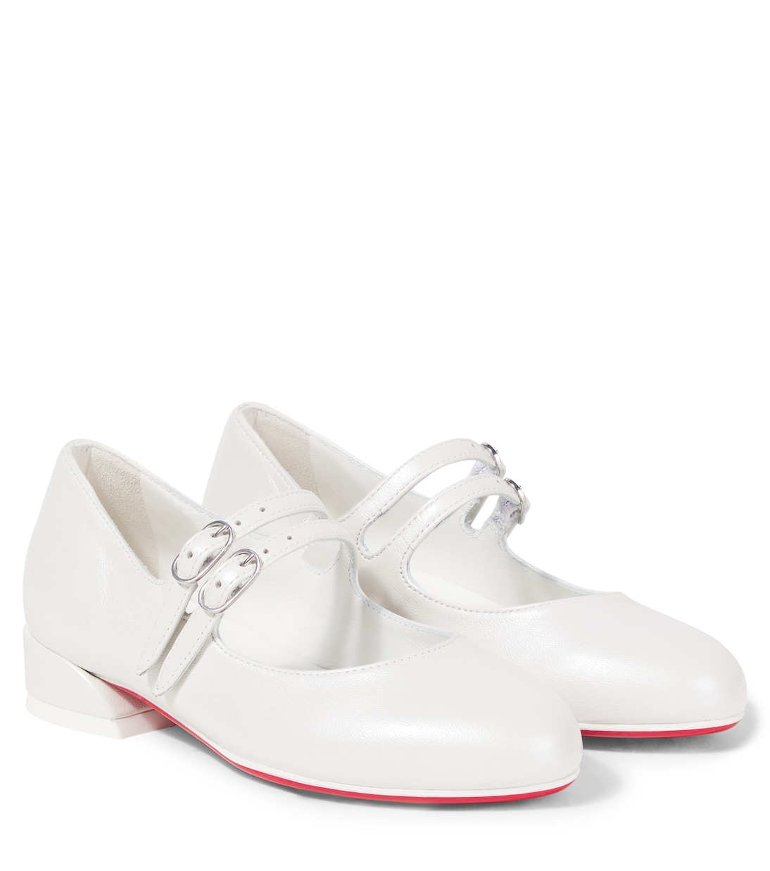 Mary-Jane-Ballerinas Jane Fille aus Leder | Christian Louboutin Kids